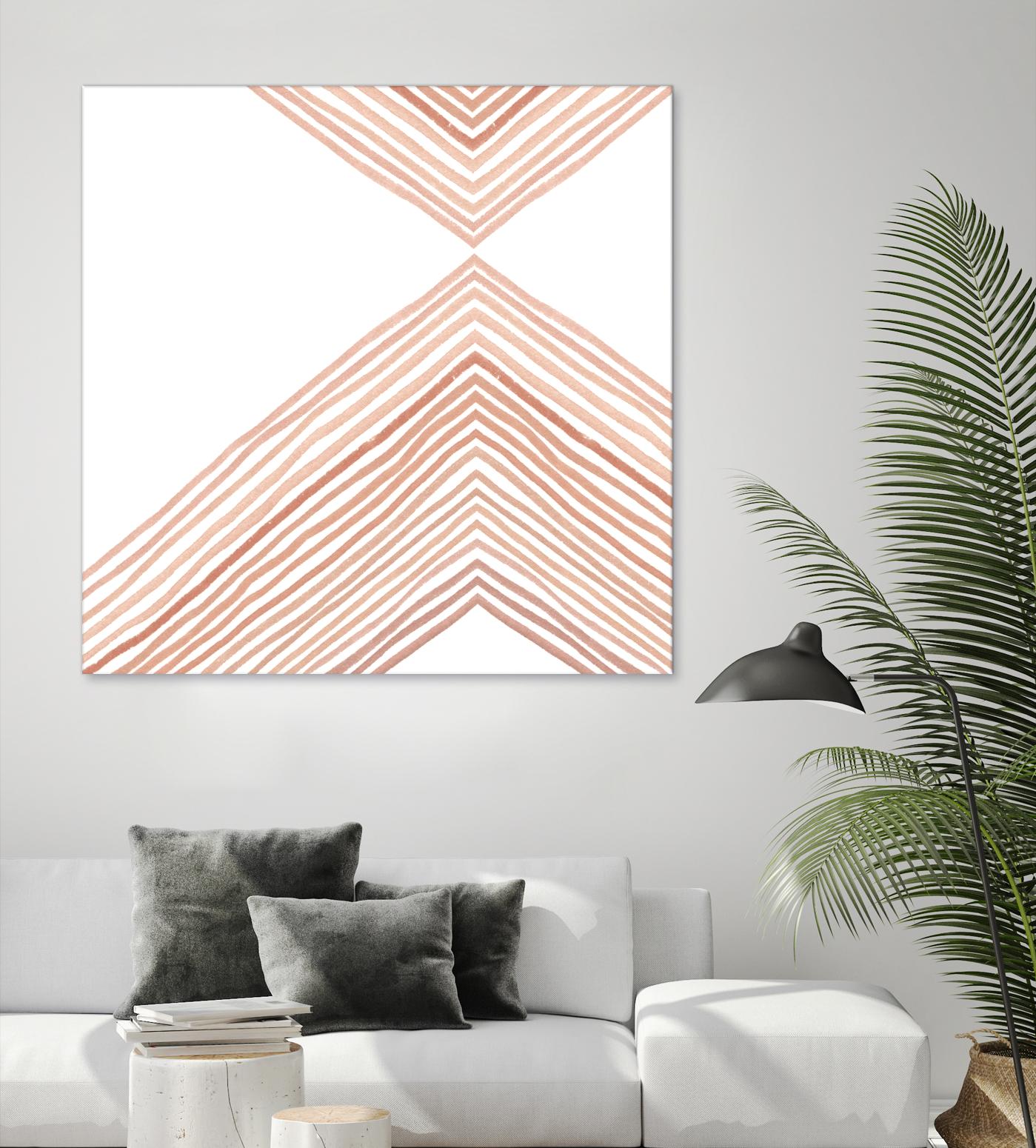 Pink Apogee II by Emma Scarvey on GIANT ART - pink & purple abstract