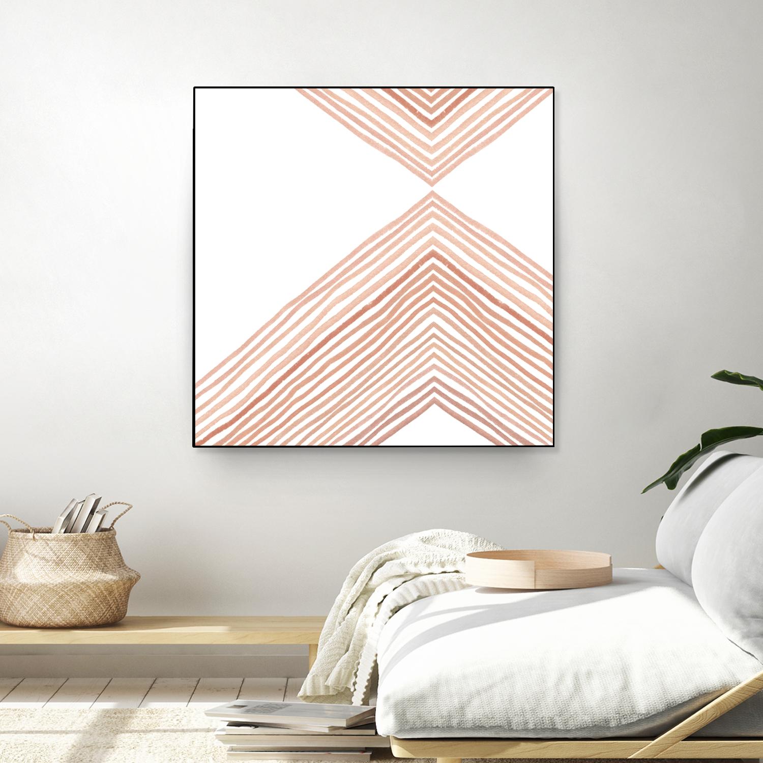 Pink Apogee II by Emma Scarvey on GIANT ART - pink & purple abstract