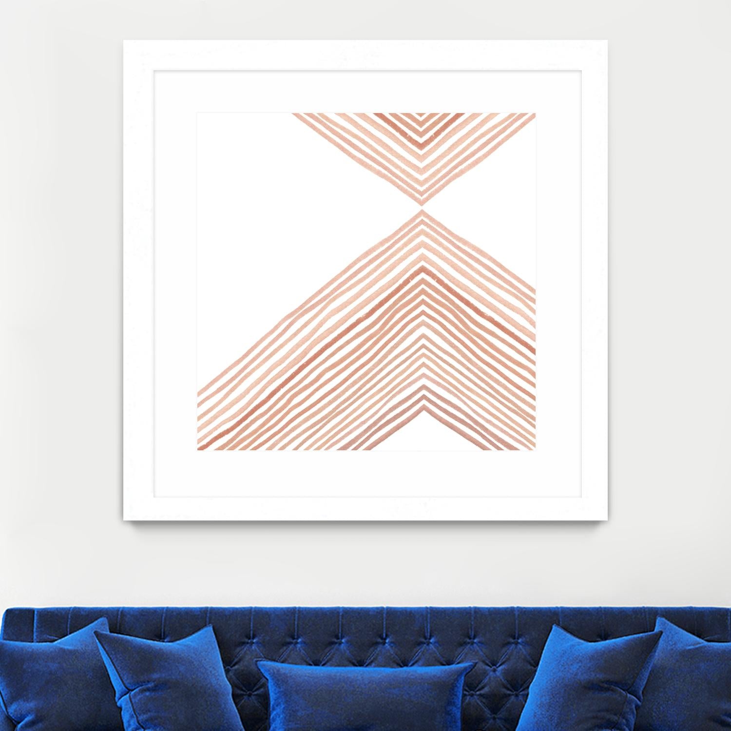 Pink Apogee II by Emma Scarvey on GIANT ART - pink & purple abstract