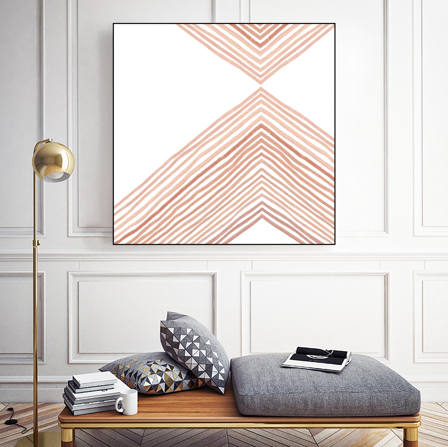 Pink Apogee II by Emma Scarvey on GIANT ART - pink & purple abstract