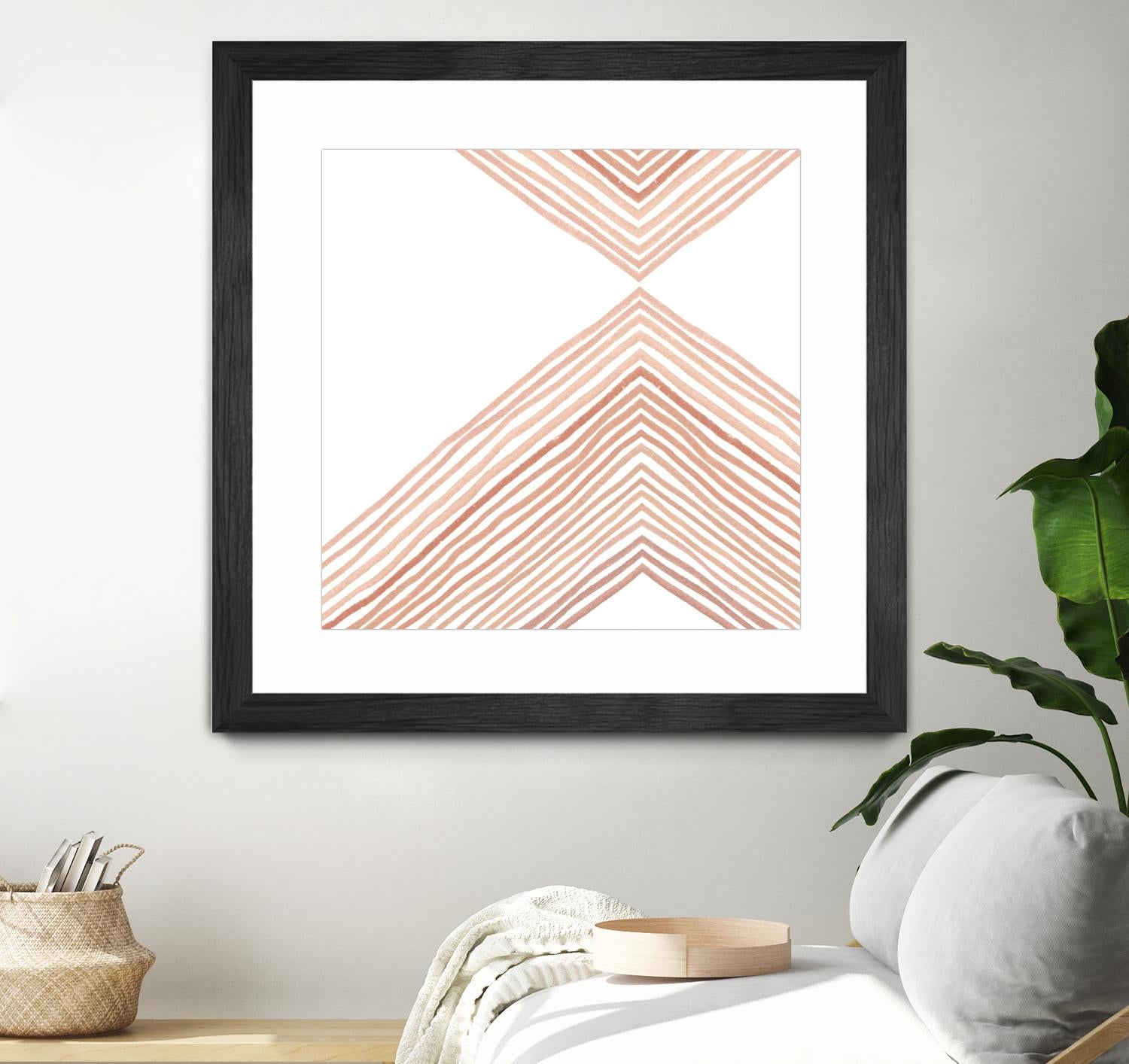 Pink Apogee II by Emma Scarvey on GIANT ART - pink & purple abstract