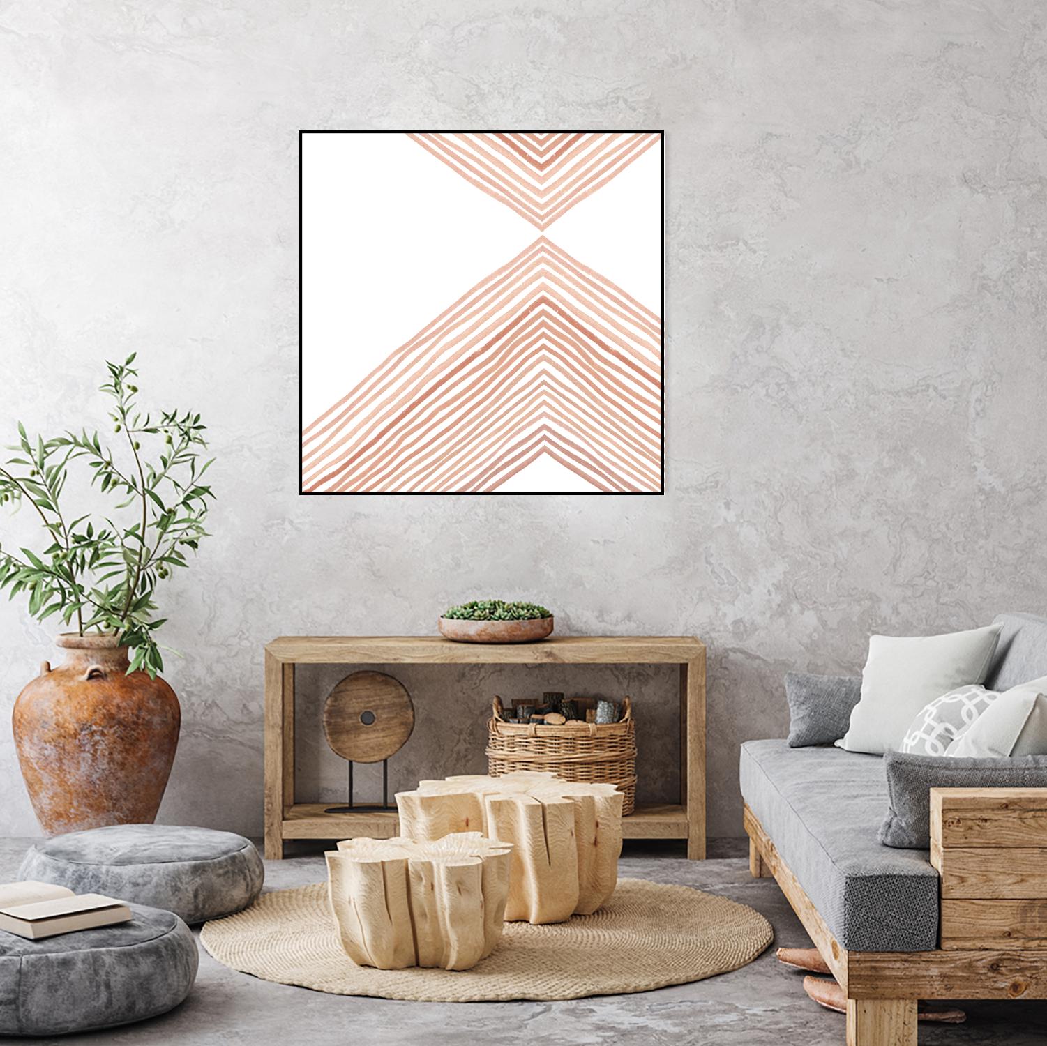 Pink Apogee II by Emma Scarvey on GIANT ART - pink & purple abstract