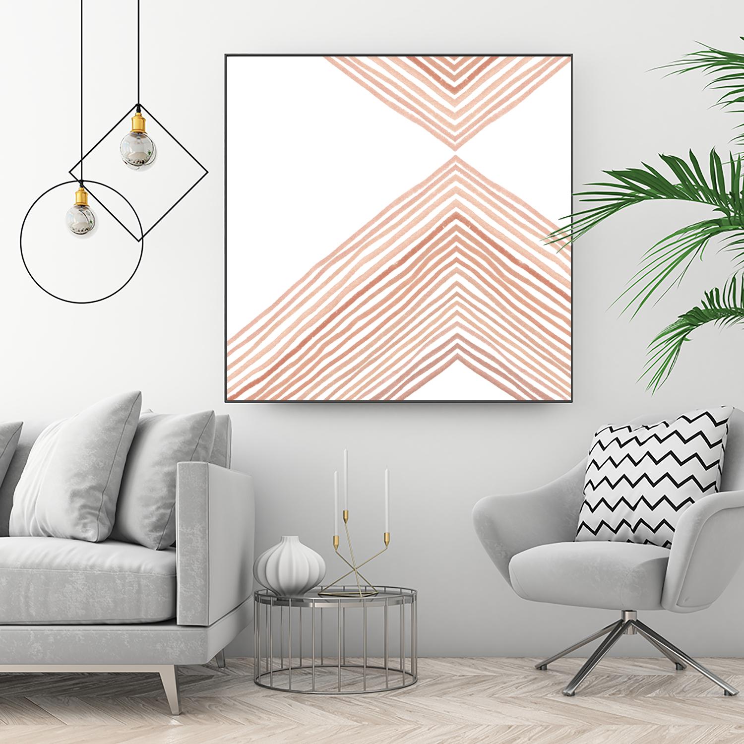 Pink Apogee II by Emma Scarvey on GIANT ART - pink & purple abstract