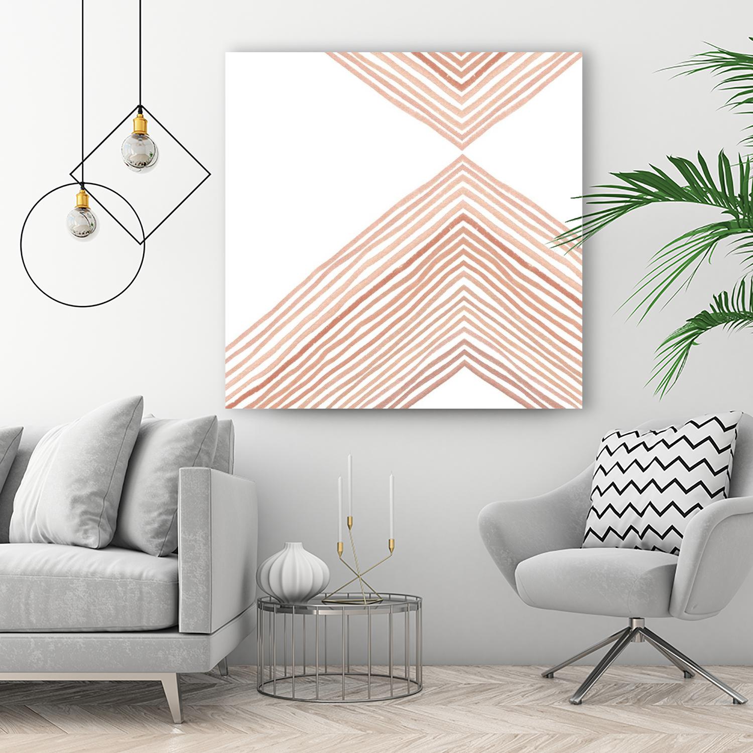 Pink Apogee II by Emma Scarvey on GIANT ART - pink & purple abstract