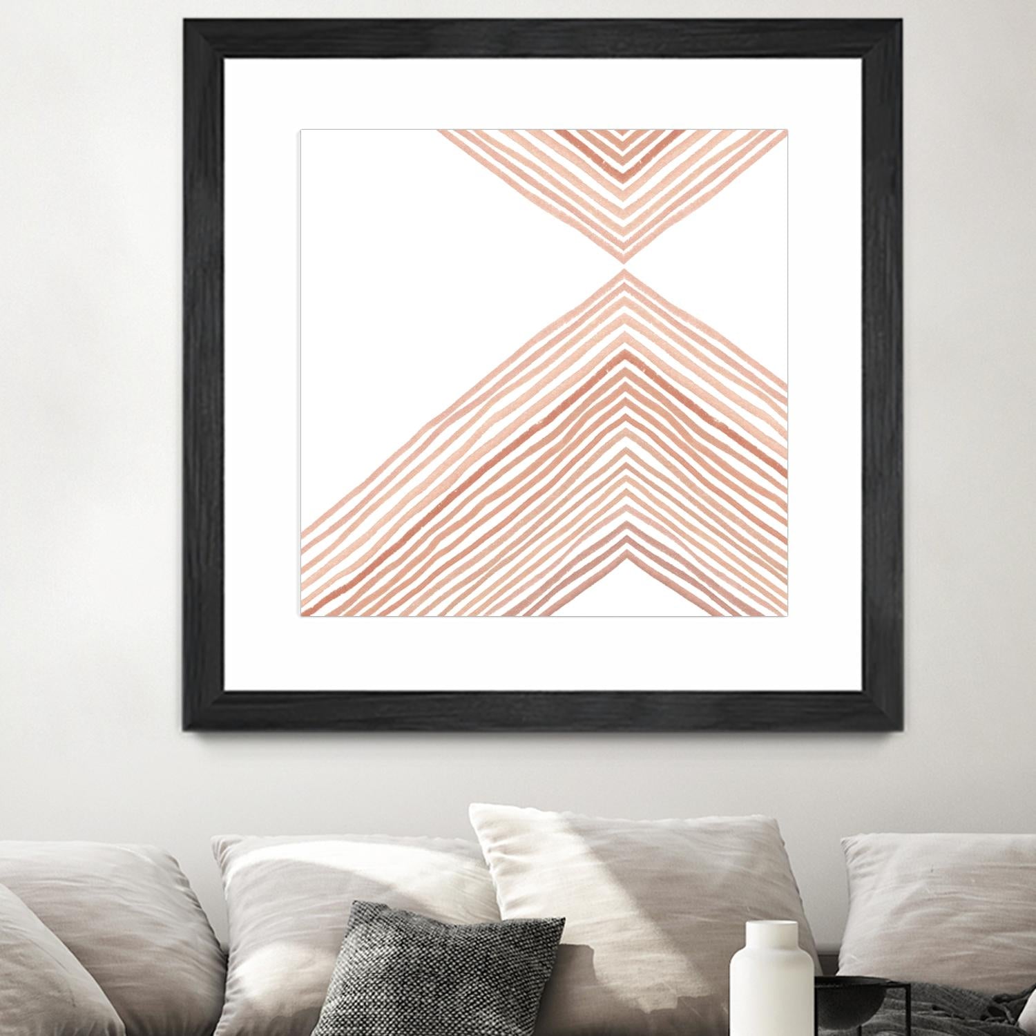 Pink Apogee II by Emma Scarvey on GIANT ART - pink & purple abstract