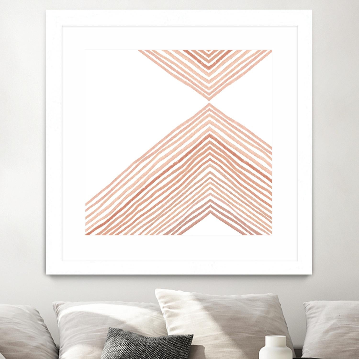 Pink Apogee II by Emma Scarvey on GIANT ART - pink & purple abstract