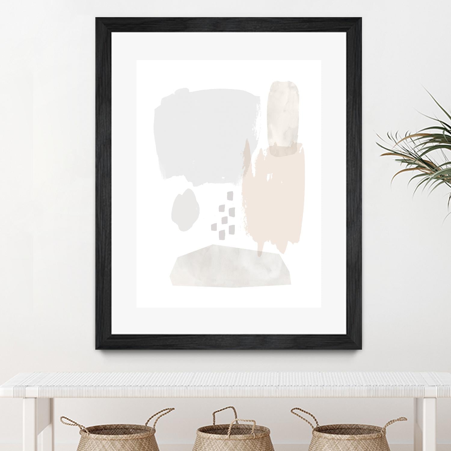 Sweet Simplicity II by Victoria Borges on GIANT ART - neutral abstract