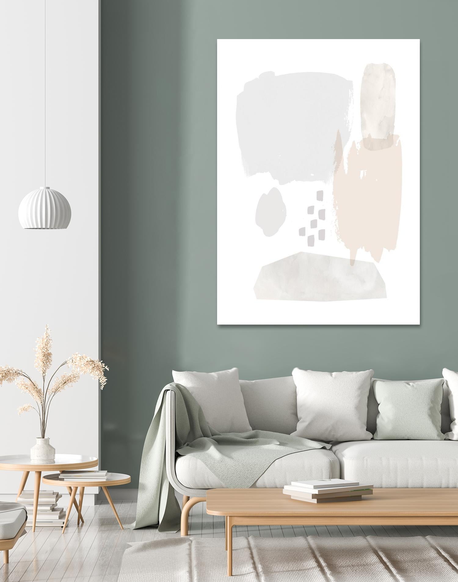 Sweet Simplicity II by Victoria Borges on GIANT ART - neutral abstract