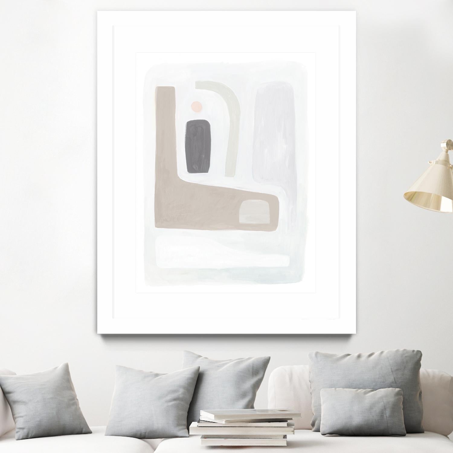 Opal Daydream I by Victoria Borges on GIANT ART - neutral abstract