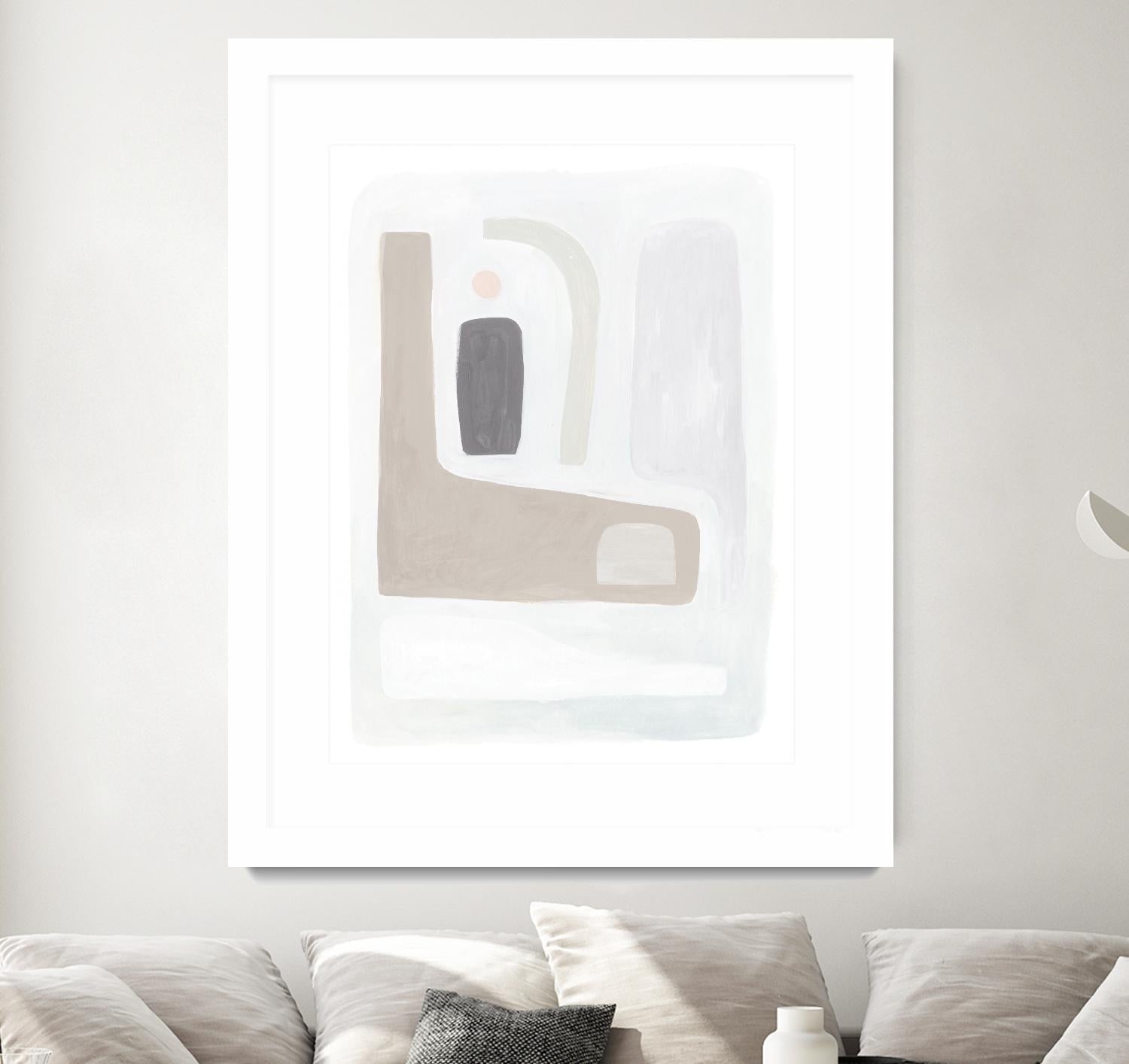 Opal Daydream I by Victoria Borges on GIANT ART - neutral abstract