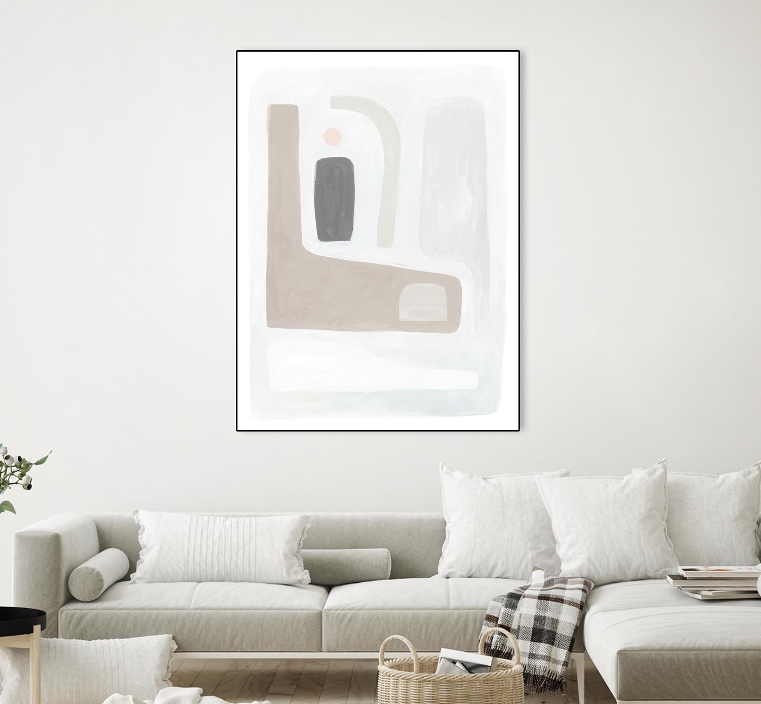 Opal Daydream I by Victoria Borges on GIANT ART - neutral abstract