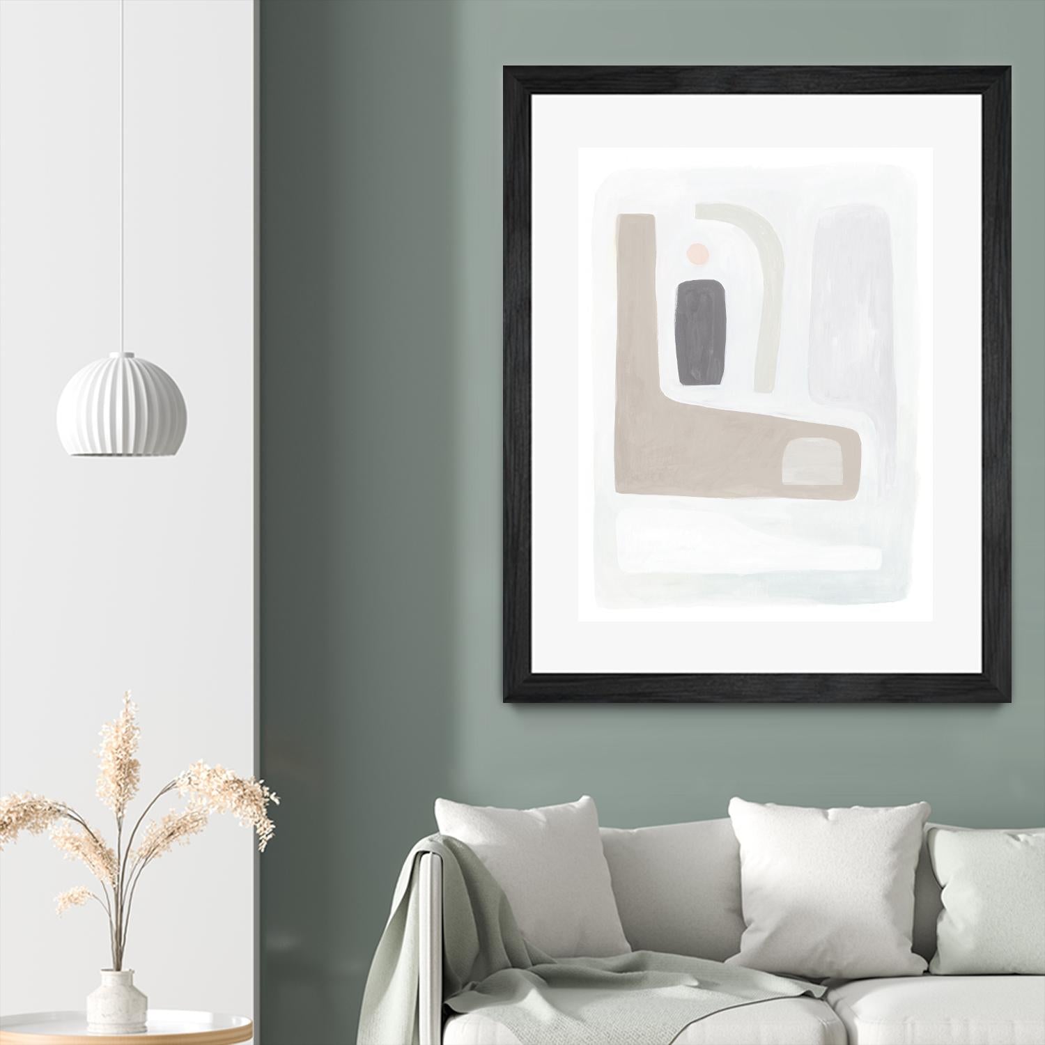 Opal Daydream I by Victoria Borges on GIANT ART - neutral abstract