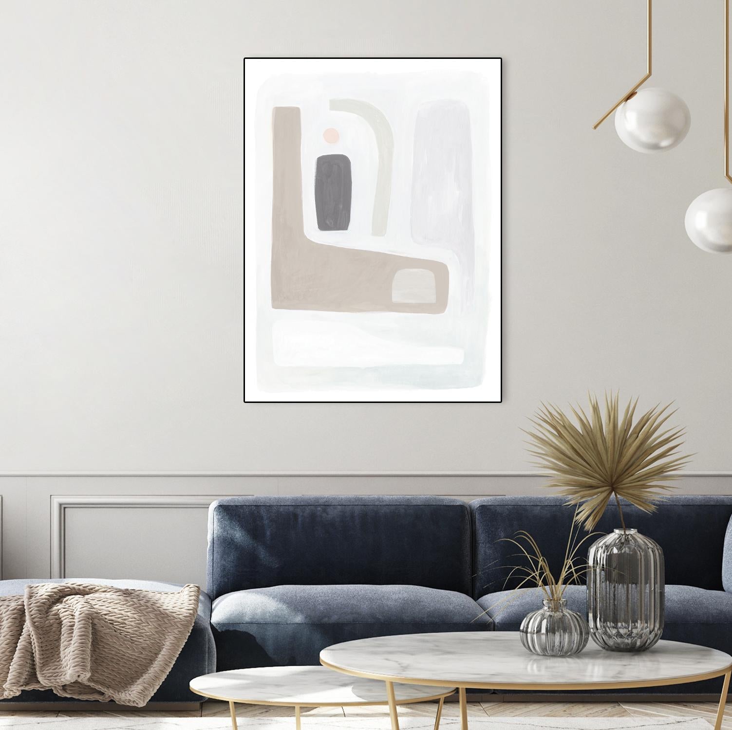 Opal Daydream I by Victoria Borges on GIANT ART - neutral abstract