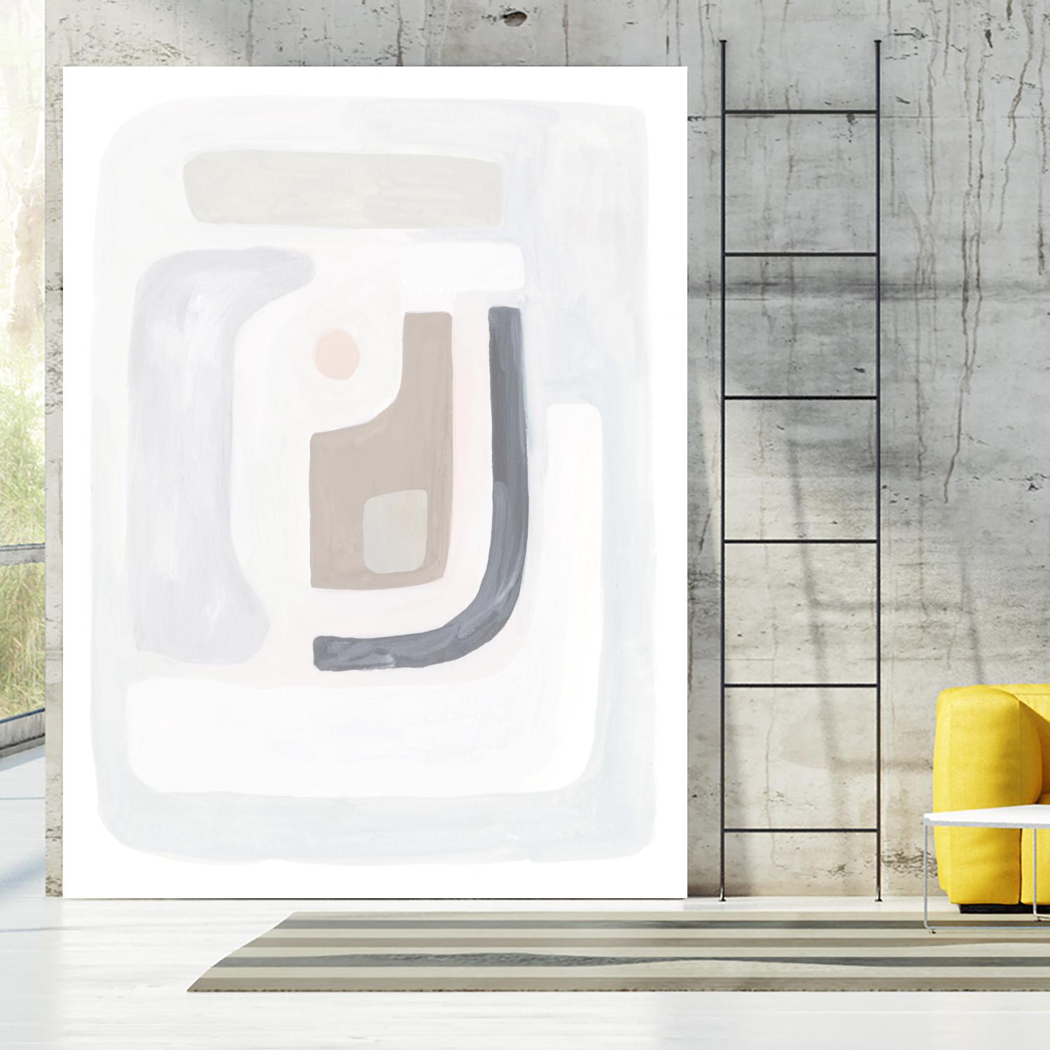 Opal Daydream II by Victoria Borges on GIANT ART - neutral abstract