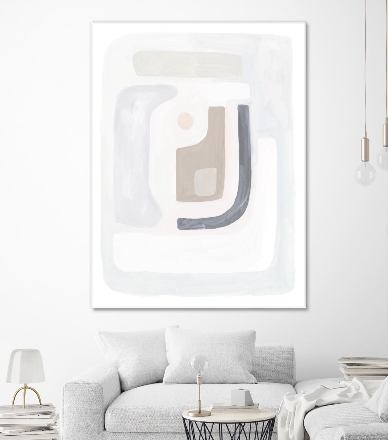 Opal Daydream II by Victoria Borges on GIANT ART - neutral abstract