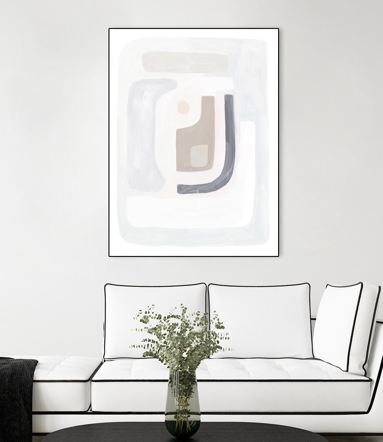 Opal Daydream II by Victoria Borges on GIANT ART - neutral abstract