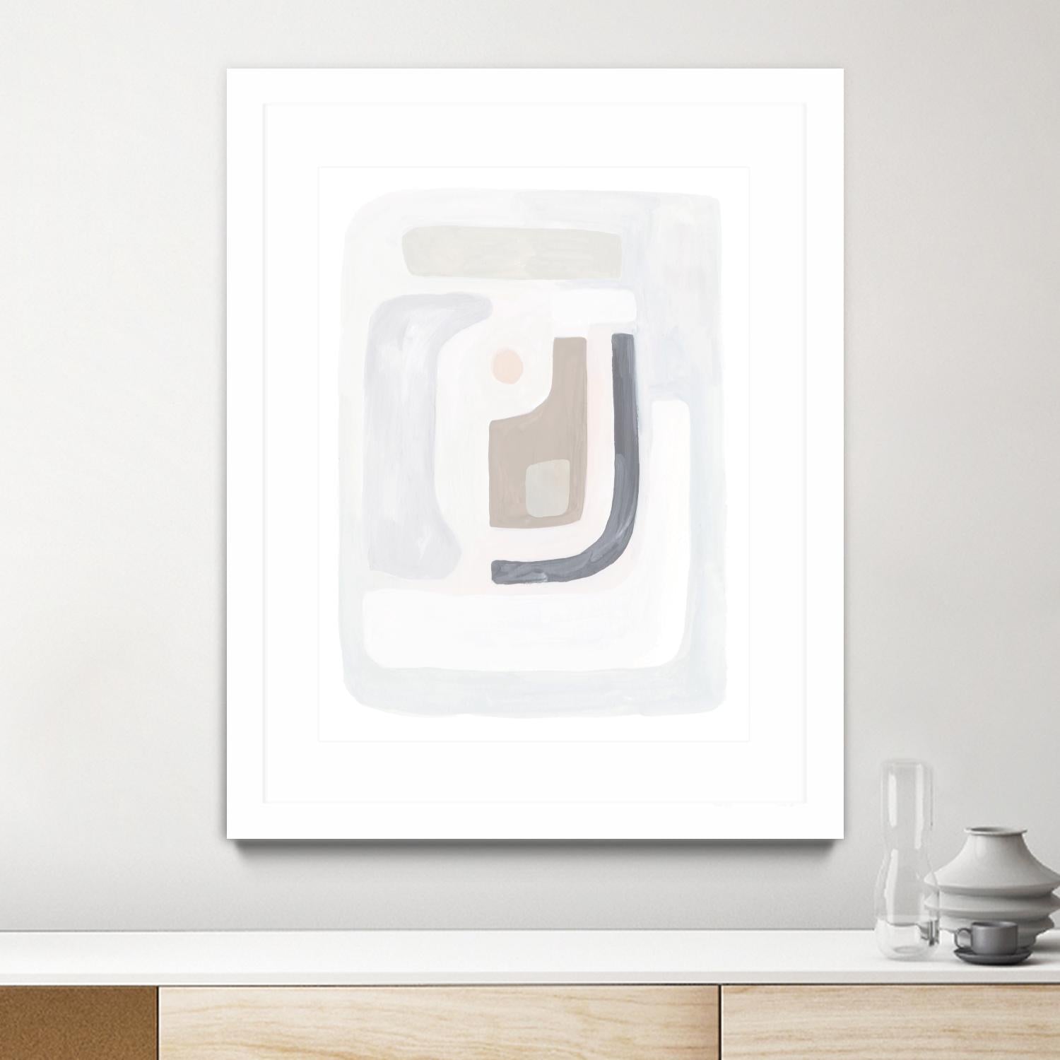 Opal Daydream II by Victoria Borges on GIANT ART - neutral abstract