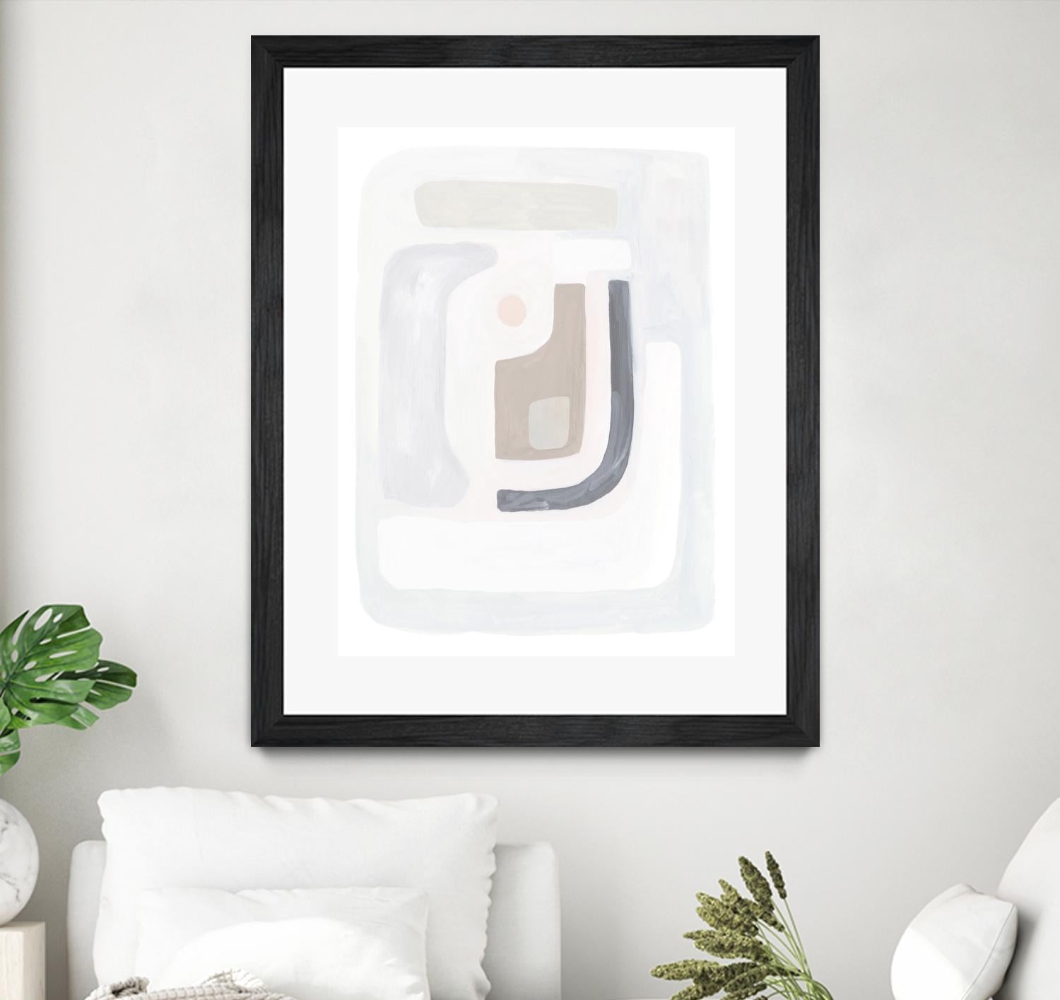 Opal Daydream II by Victoria Borges on GIANT ART - neutral abstract