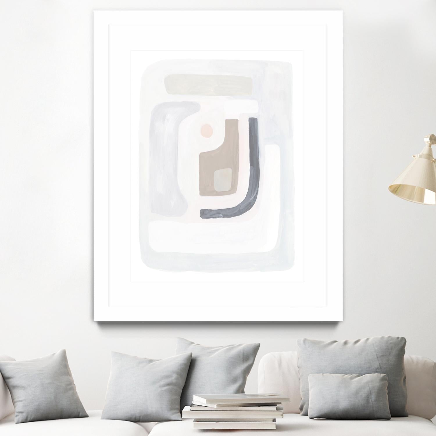 Opal Daydream II by Victoria Borges on GIANT ART - neutral abstract