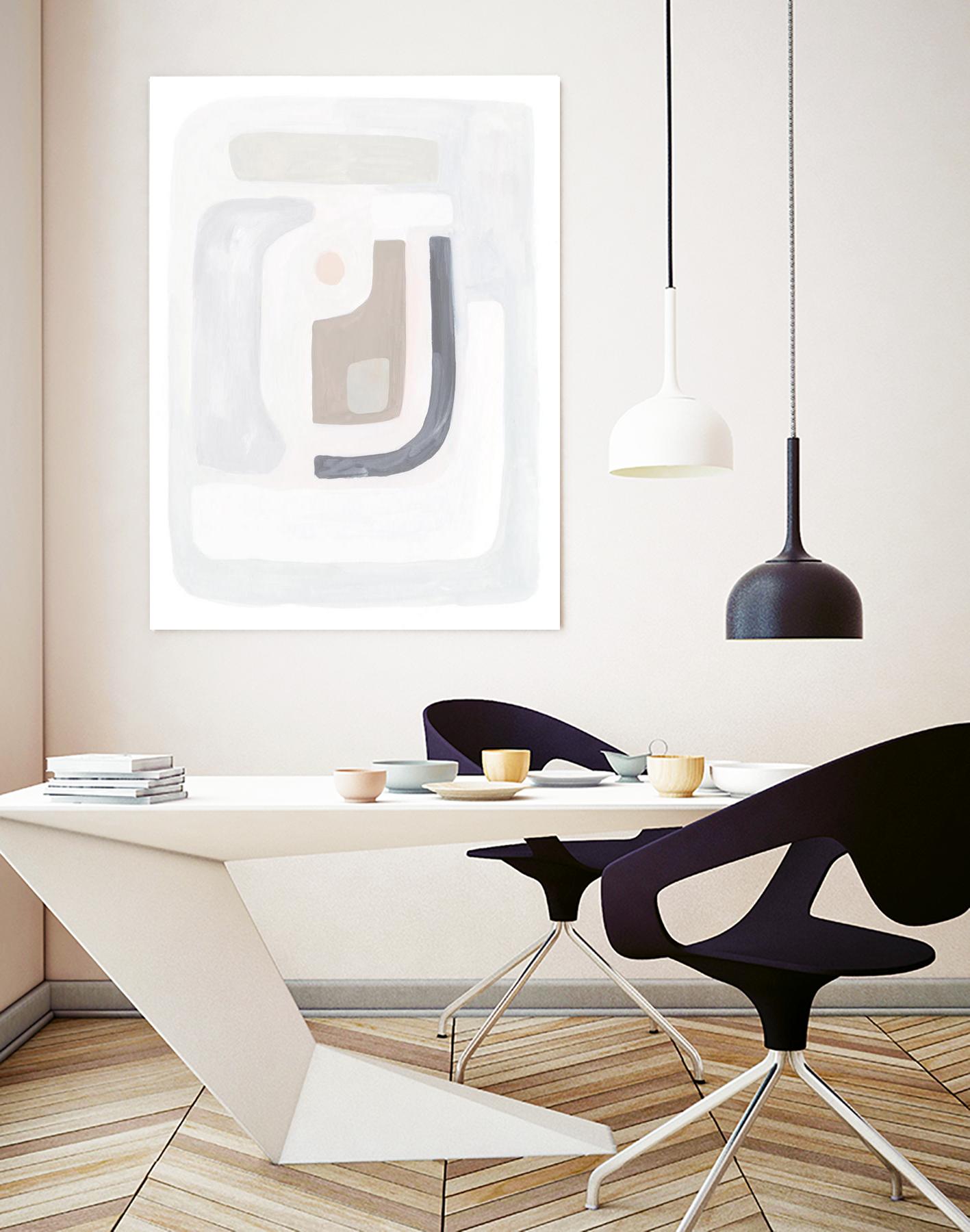 Opal Daydream II by Victoria Borges on GIANT ART - neutral abstract