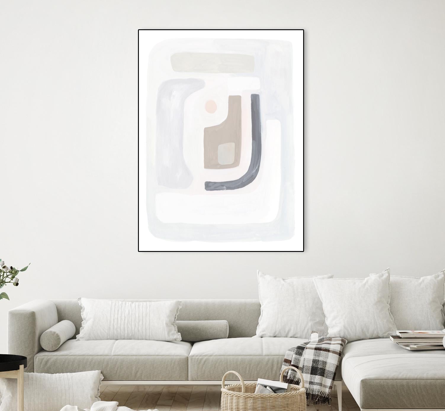 Opal Daydream II by Victoria Borges on GIANT ART - neutral abstract