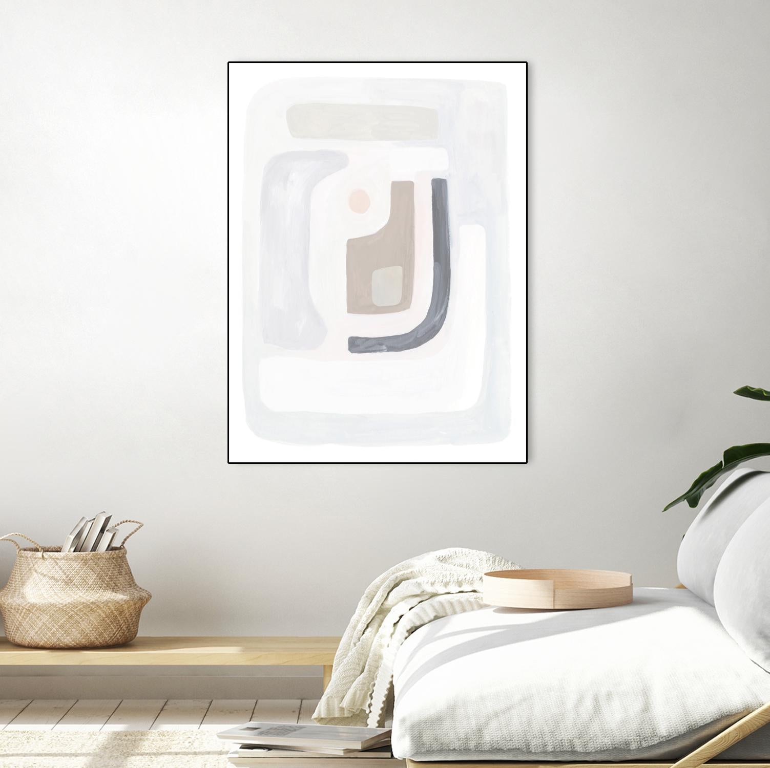 Opal Daydream II by Victoria Borges on GIANT ART - neutral abstract