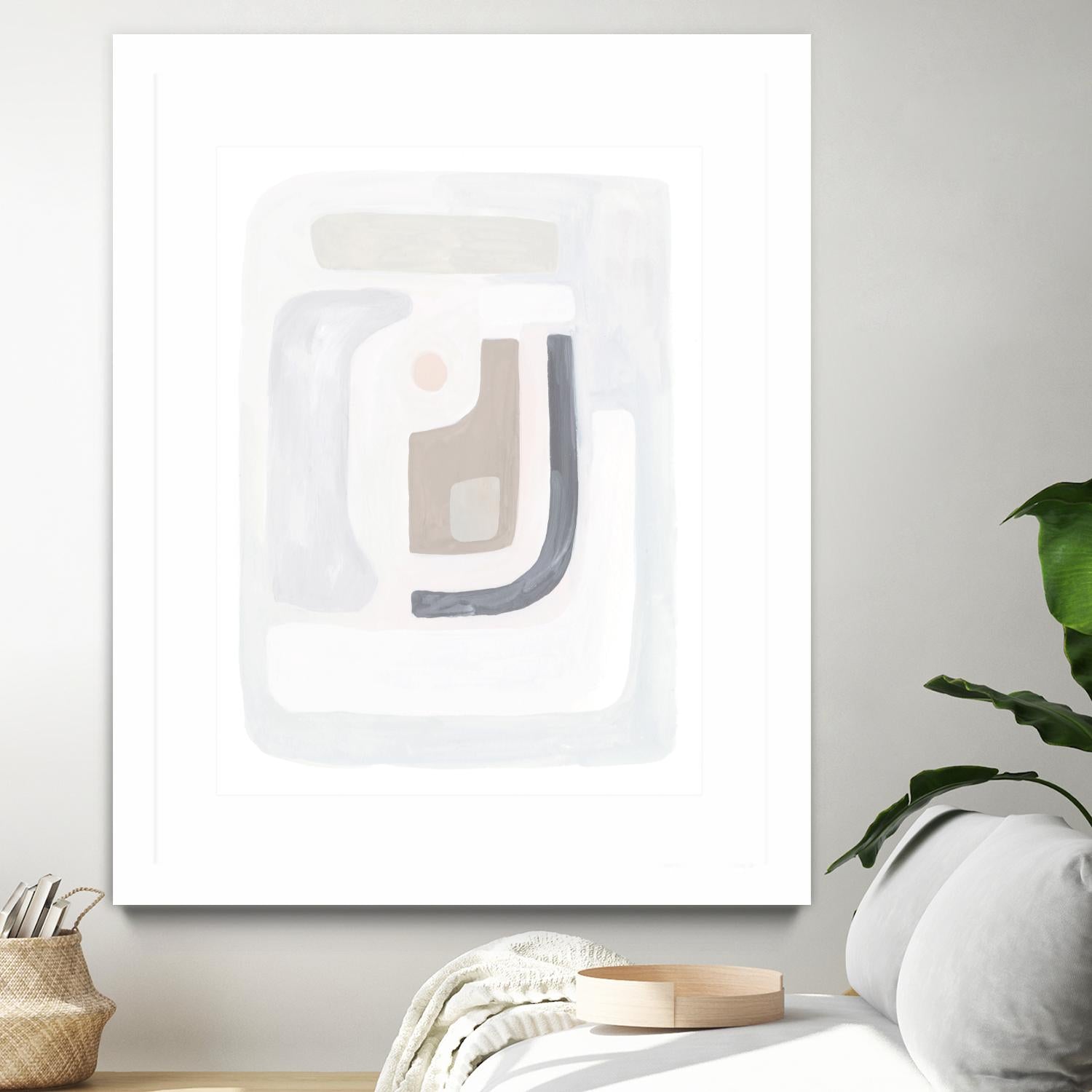 Opal Daydream II by Victoria Borges on GIANT ART - neutral abstract