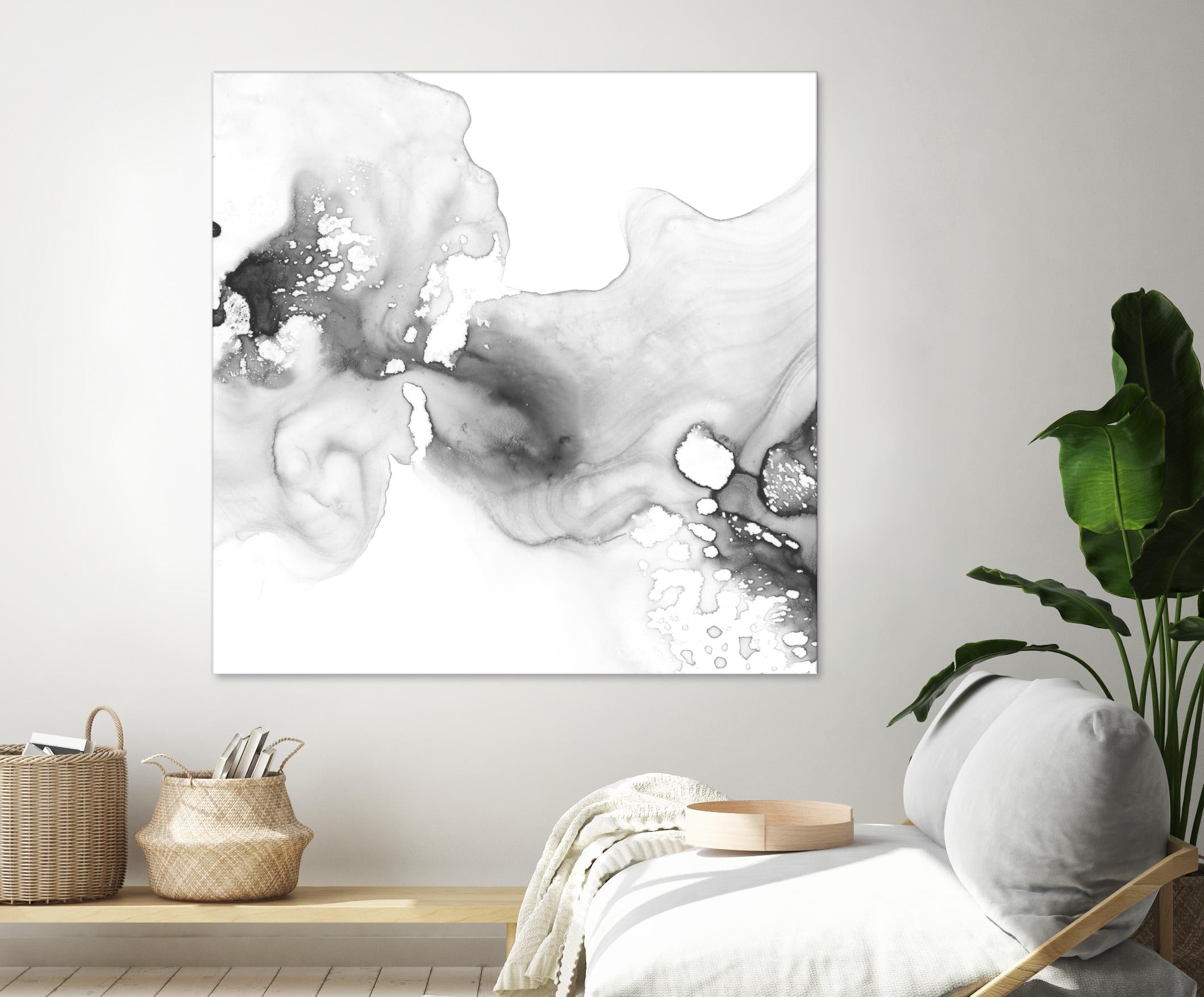 Smoke & Water I by Ethan Harper on GIANT ART - neutral abstract