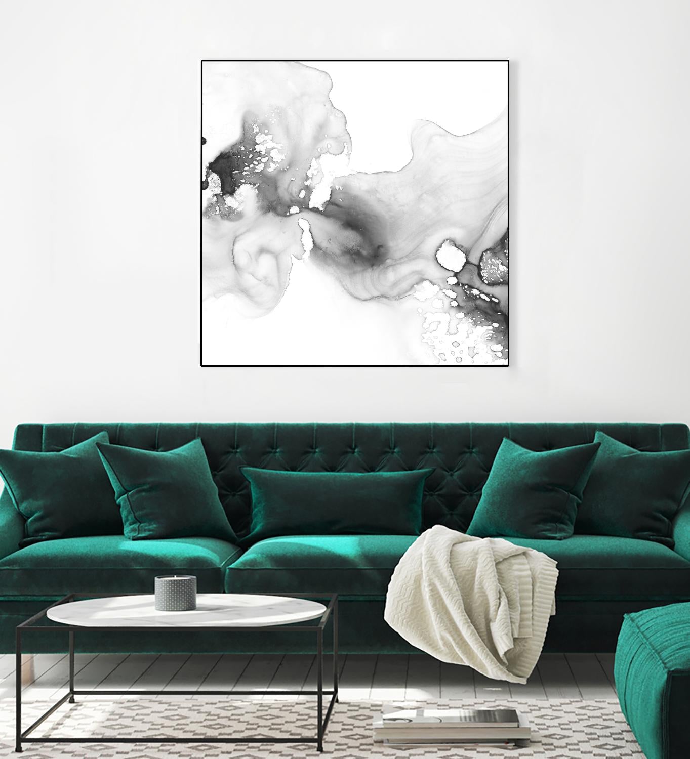 Smoke & Water I by Ethan Harper on GIANT ART - neutral abstract