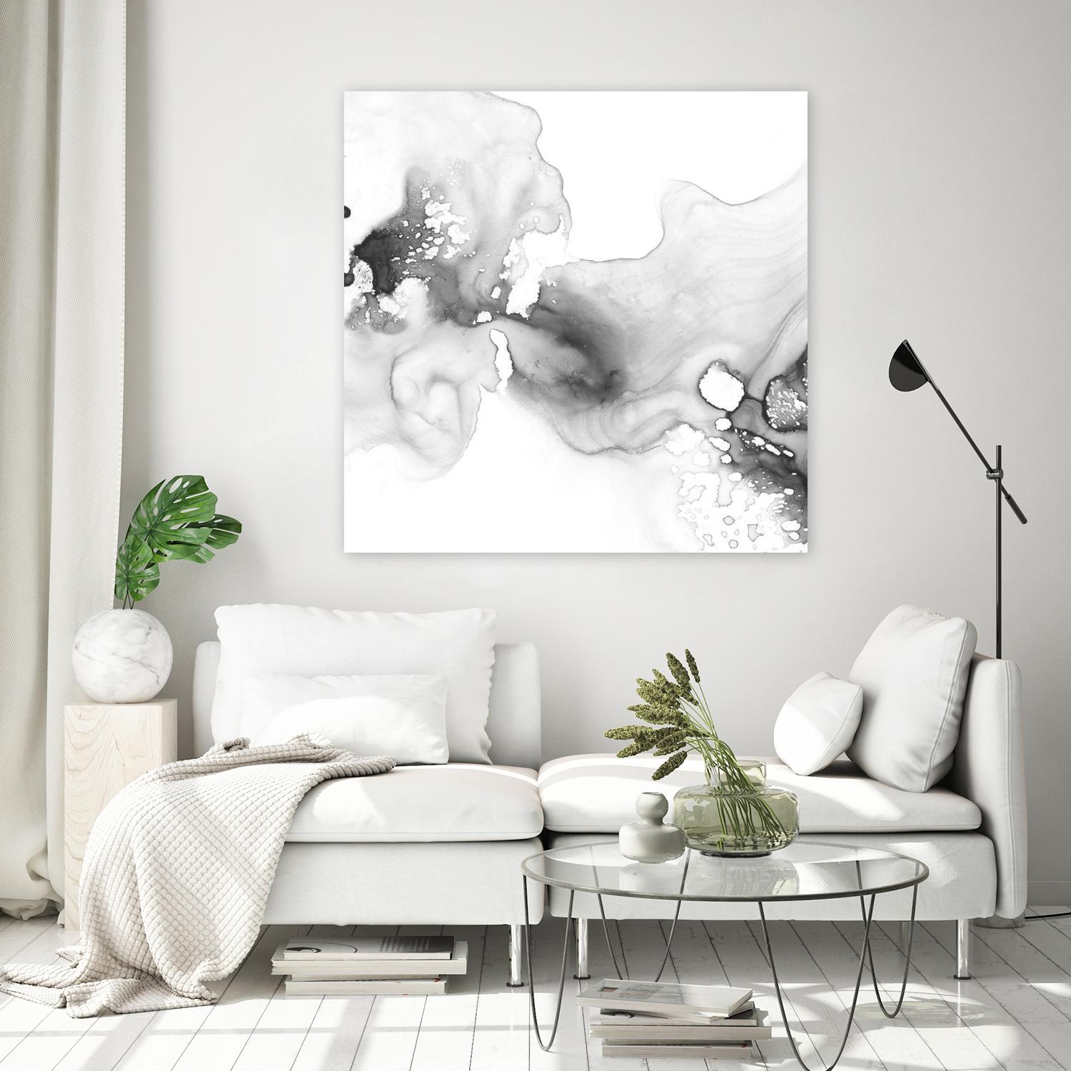 Smoke & Water I by Ethan Harper on GIANT ART - neutral abstract
