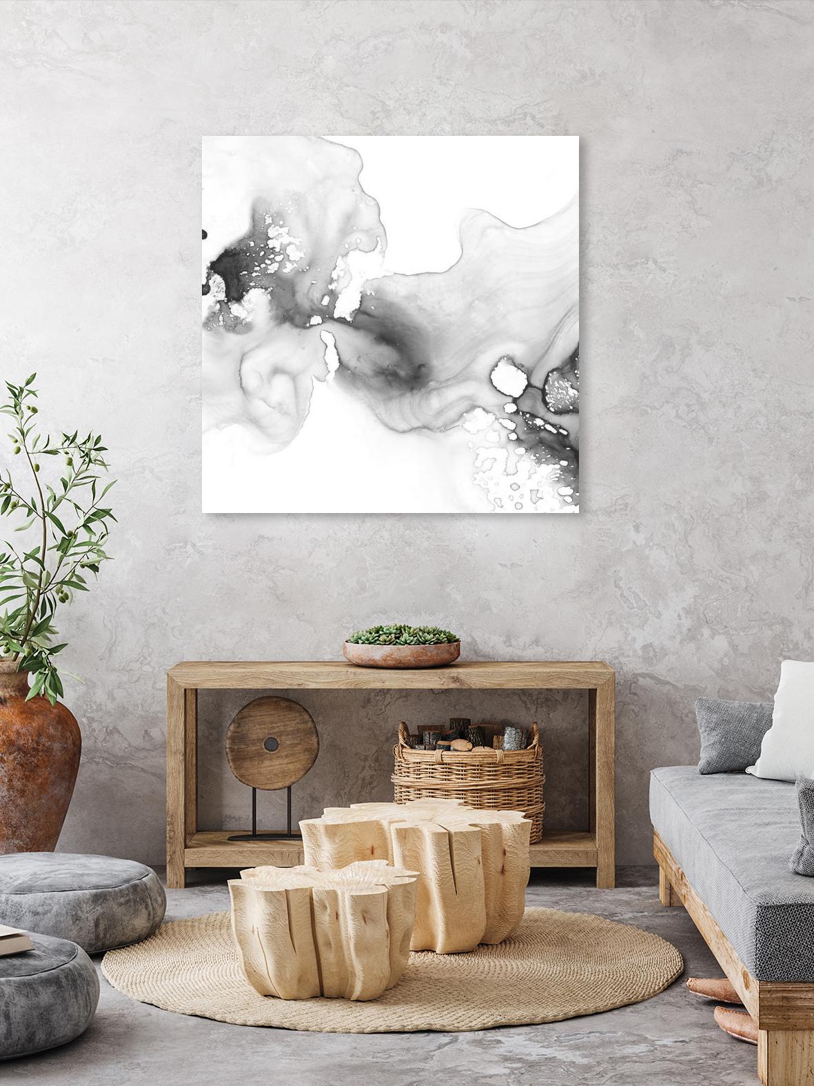 Smoke & Water I by Ethan Harper on GIANT ART - neutral abstract