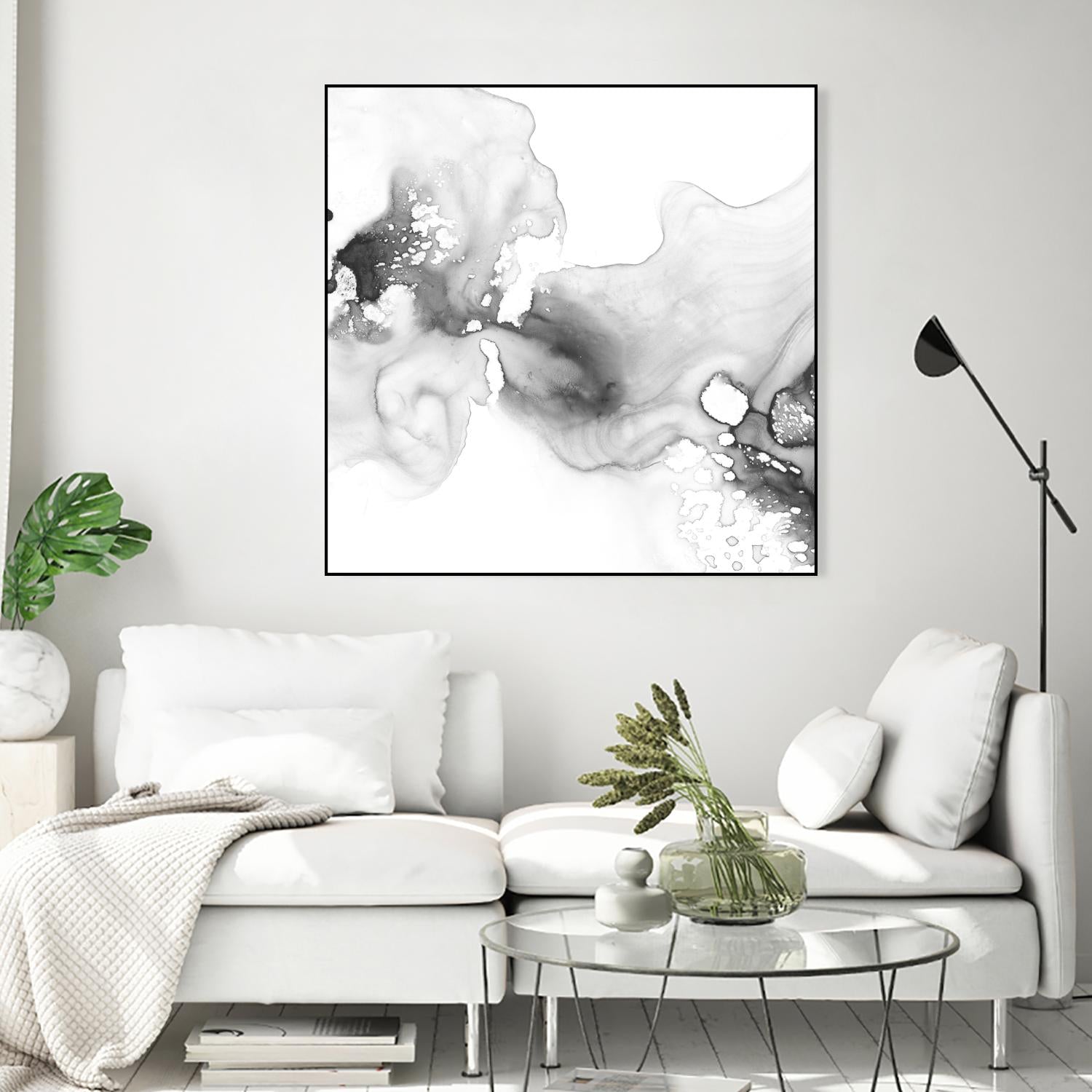 Smoke & Water I by Ethan Harper on GIANT ART - neutral abstract