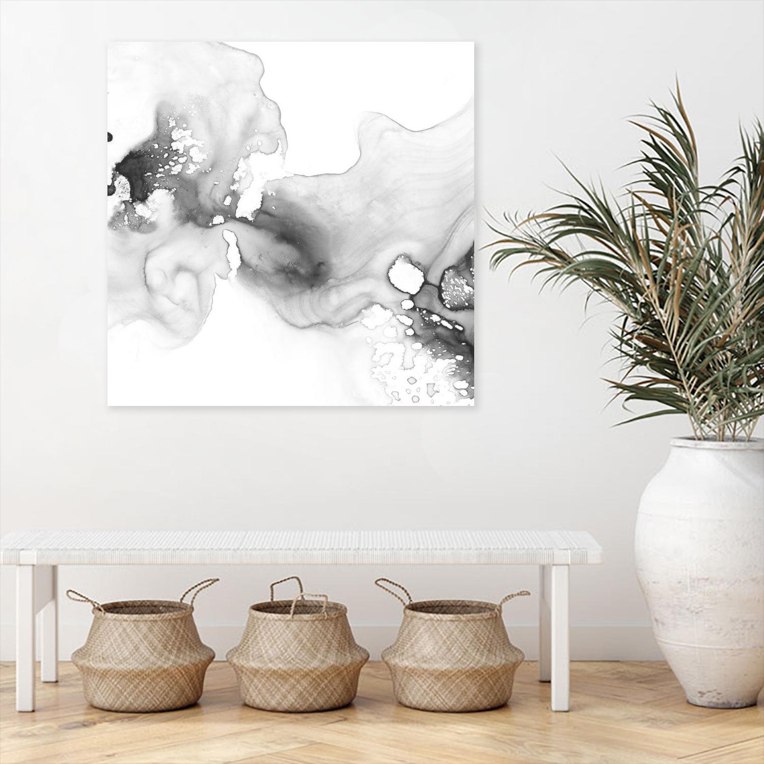 Smoke & Water I by Ethan Harper on GIANT ART - neutral abstract