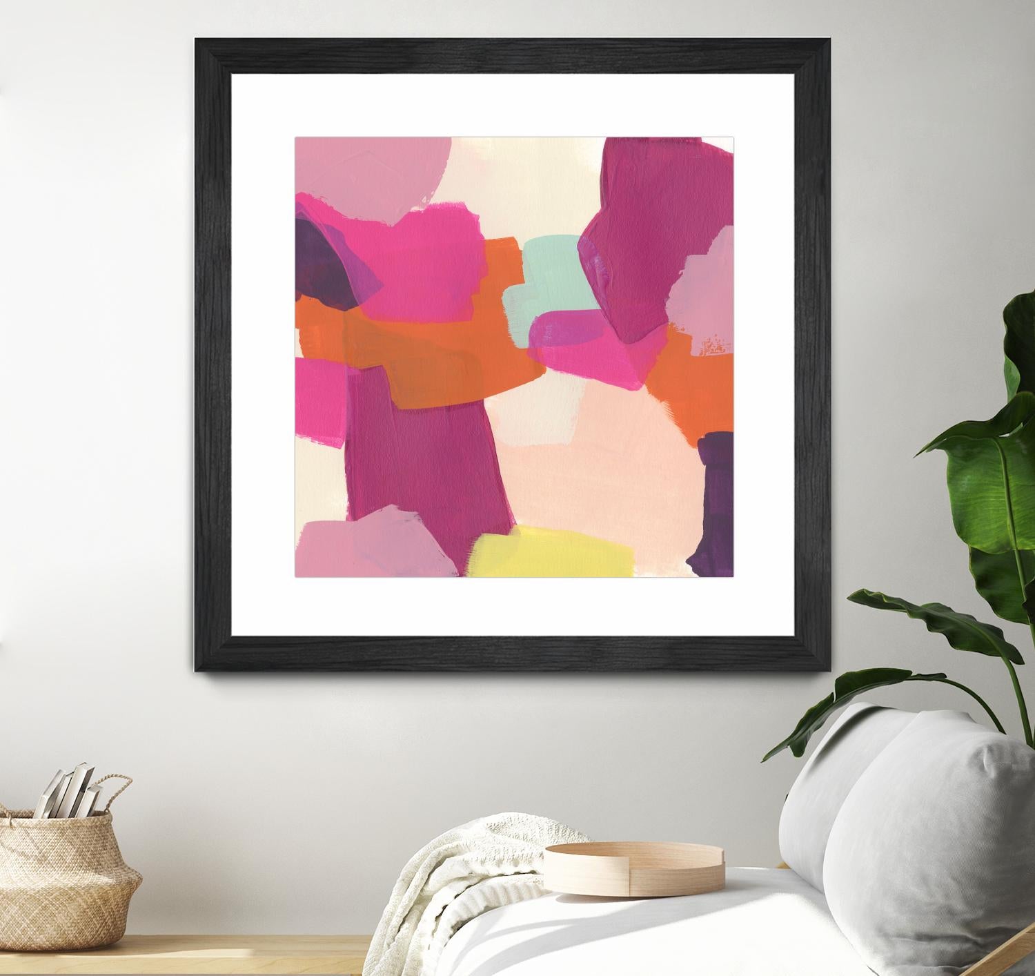 Pink Slip II by June Erica Vess on GIANT ART - brights abstract