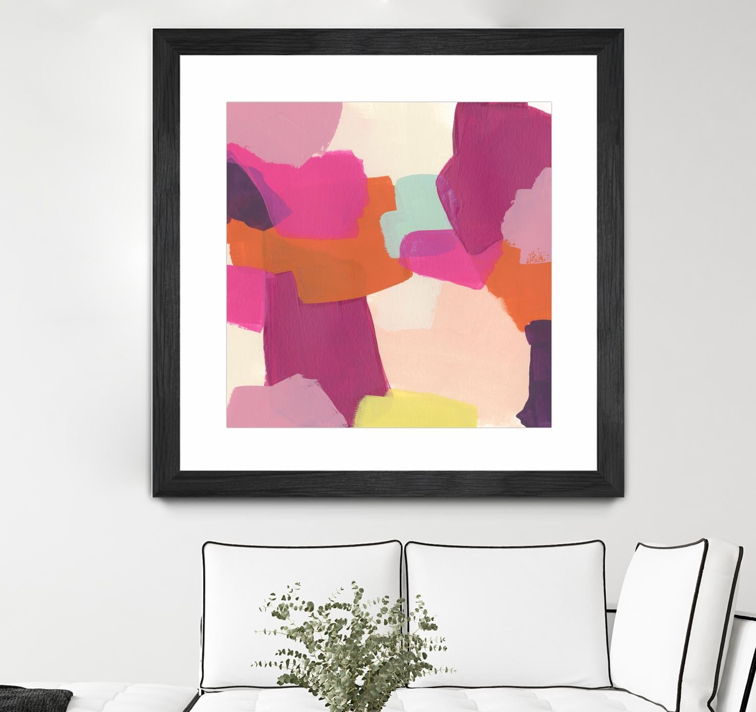 Pink Slip II by June Erica Vess on GIANT ART - brights abstract