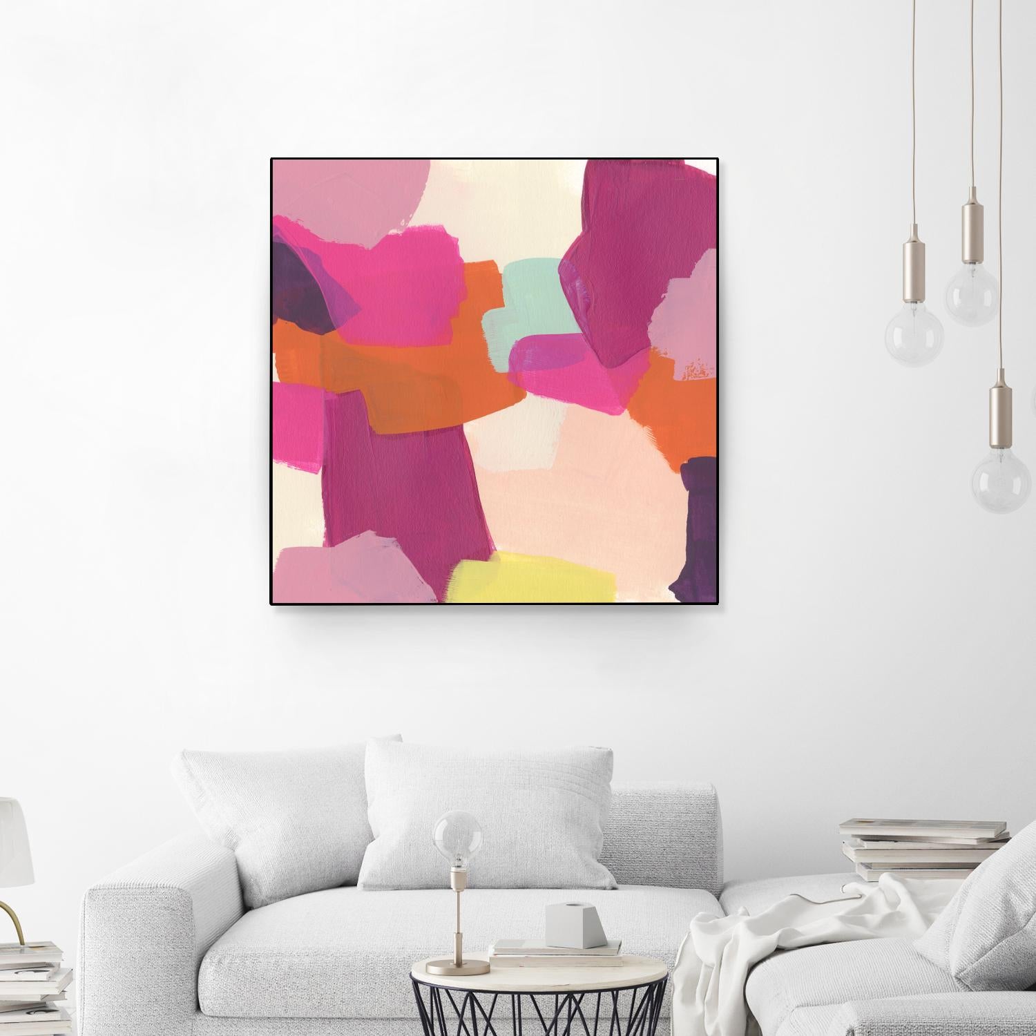Pink Slip II by June Erica Vess on GIANT ART - brights abstract