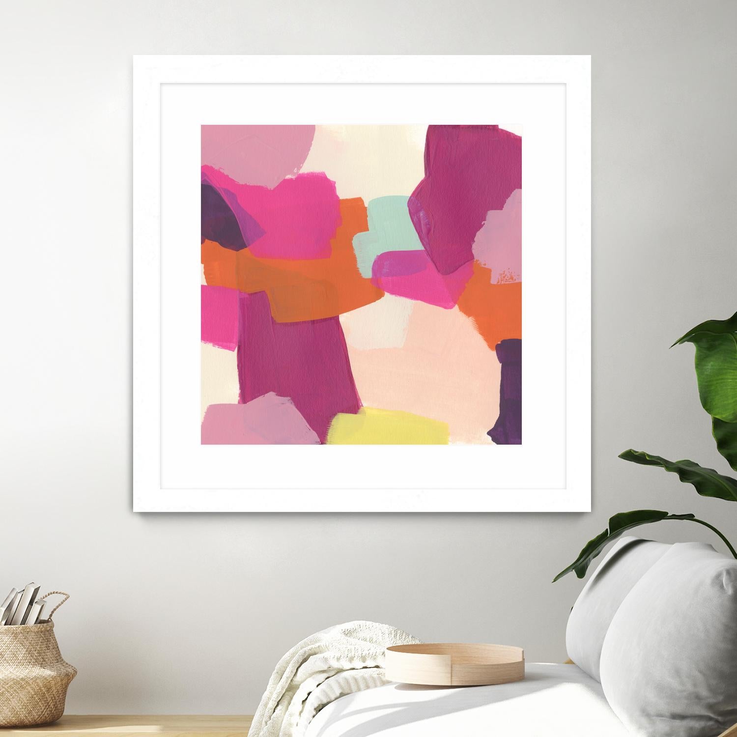 Pink Slip II by June Erica Vess on GIANT ART - brights abstract