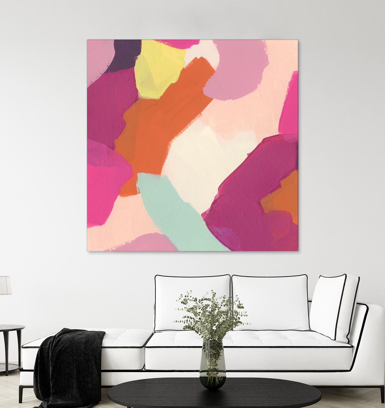Pink Slip IV by June Erica Vess on GIANT ART - brights abstract