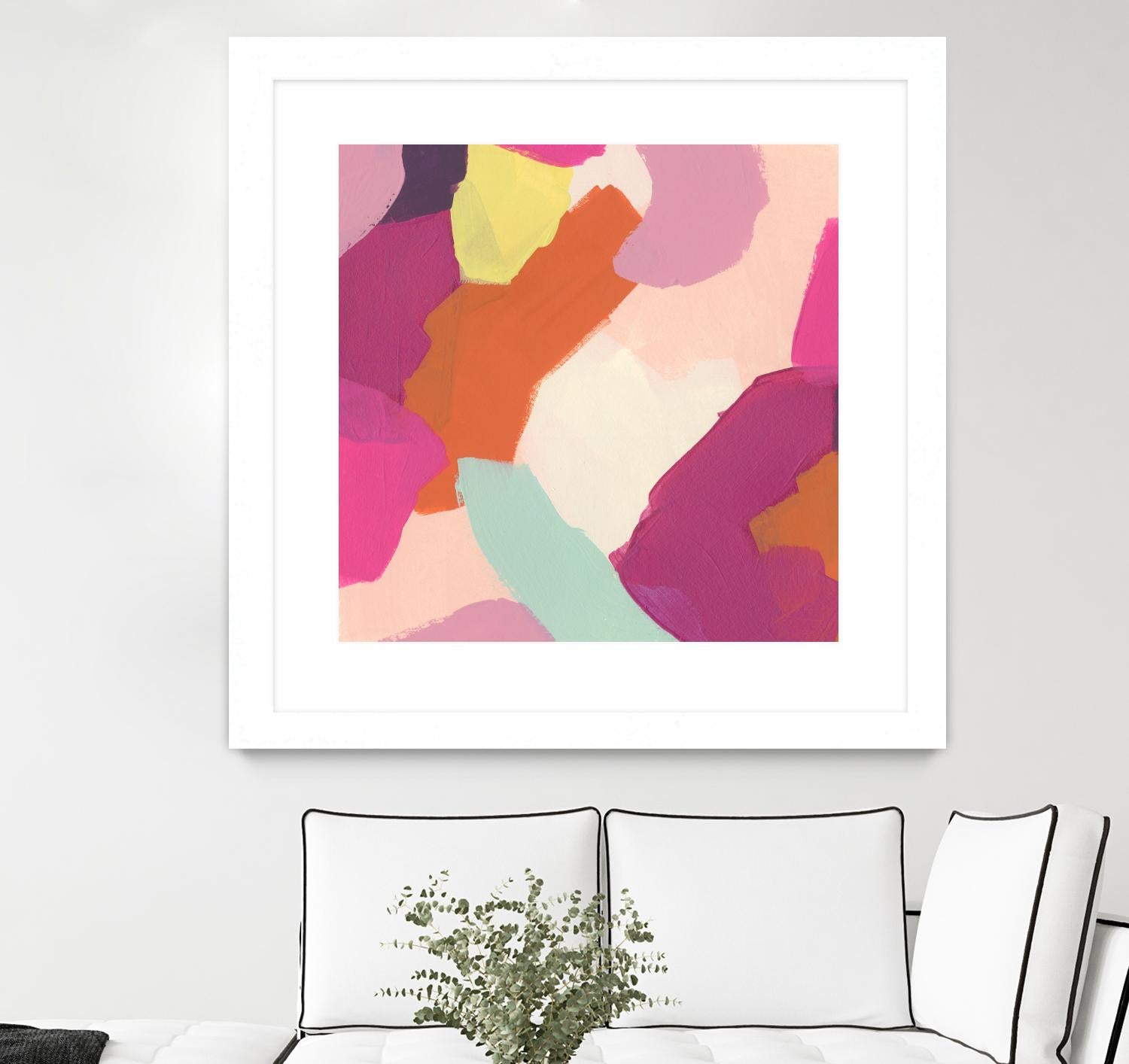 Pink Slip IV by June Erica Vess on GIANT ART - brights abstract