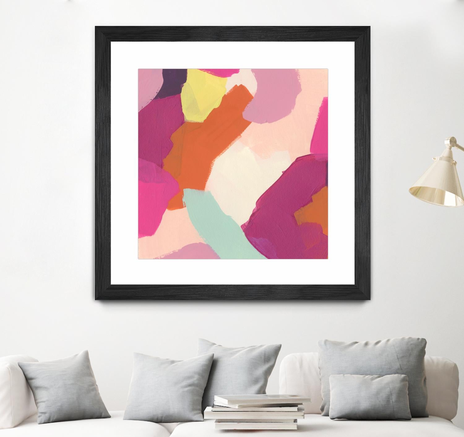 Pink Slip IV by June Erica Vess on GIANT ART - brights abstract