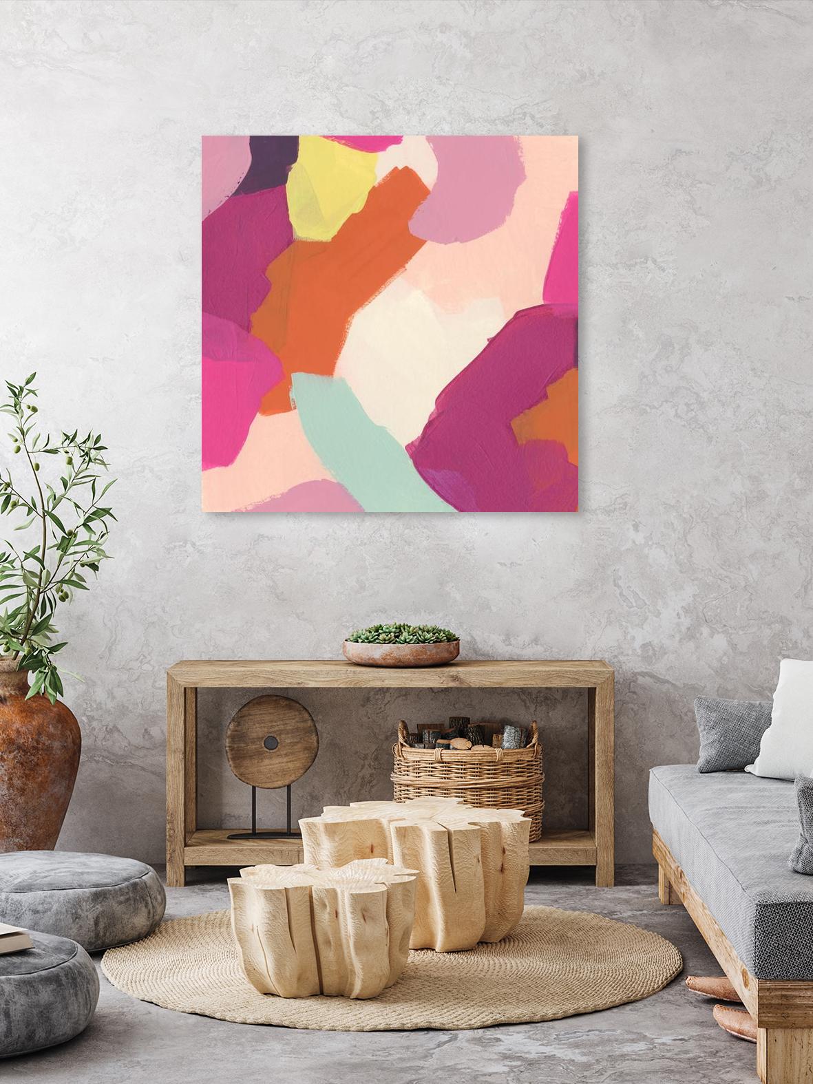Pink Slip IV by June Erica Vess on GIANT ART - brights abstract