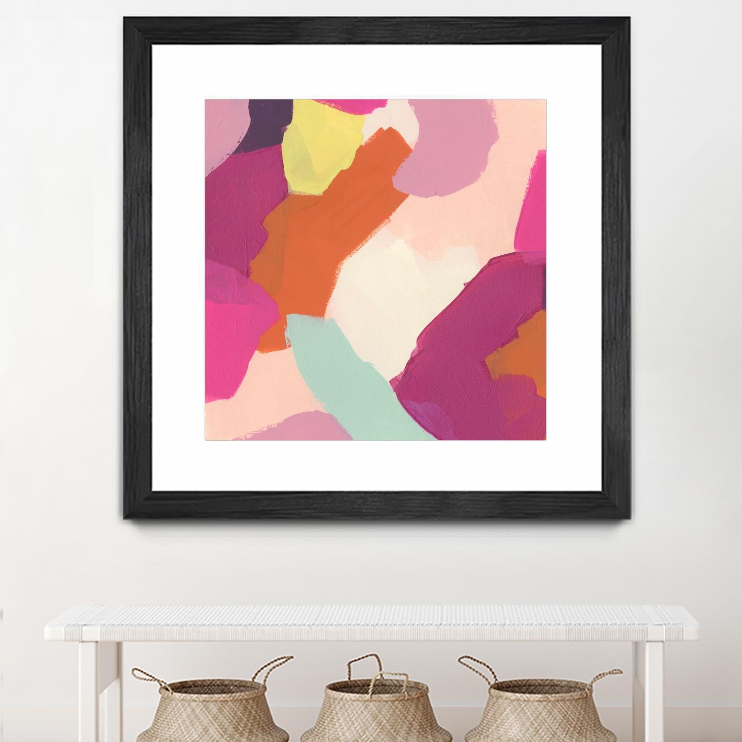 Pink Slip IV by June Erica Vess on GIANT ART - brights abstract