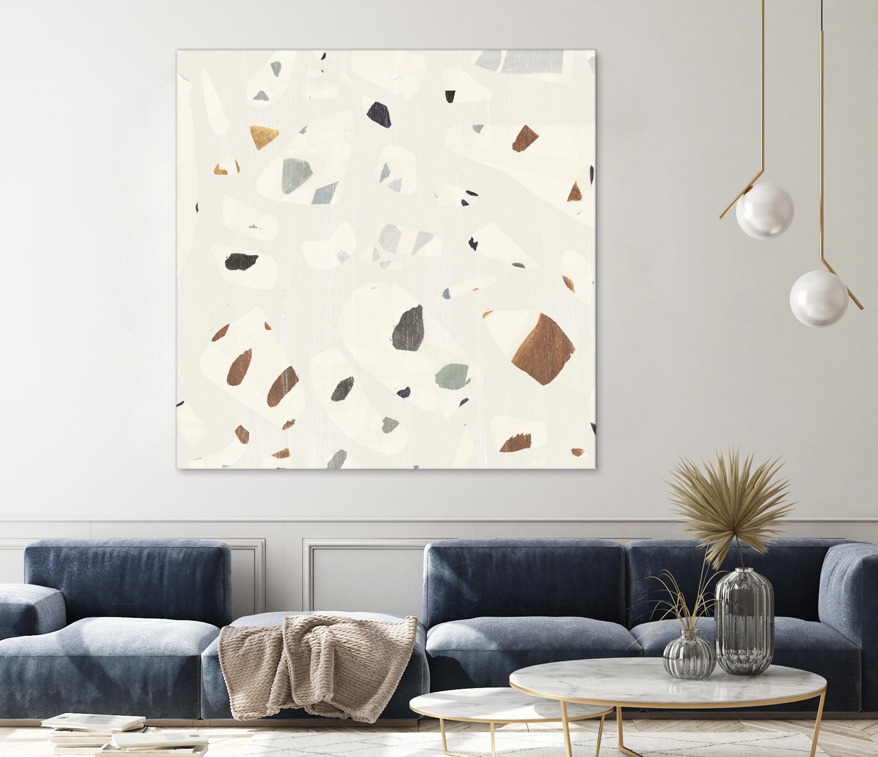 Abstract Terazzo II by Victoria Borges on GIANT ART - neutral abstract