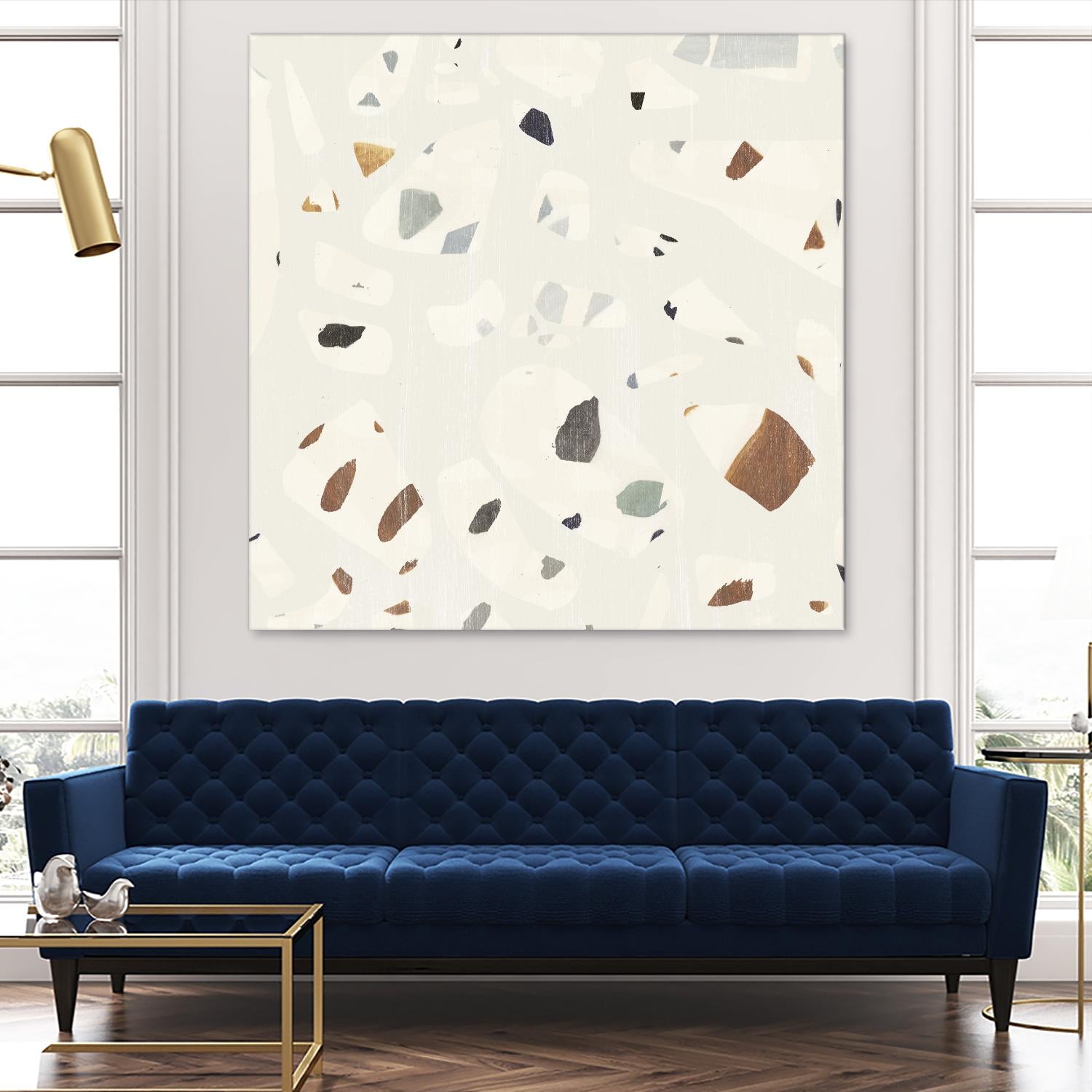 Abstract Terazzo II by Victoria Borges on GIANT ART - neutral abstract