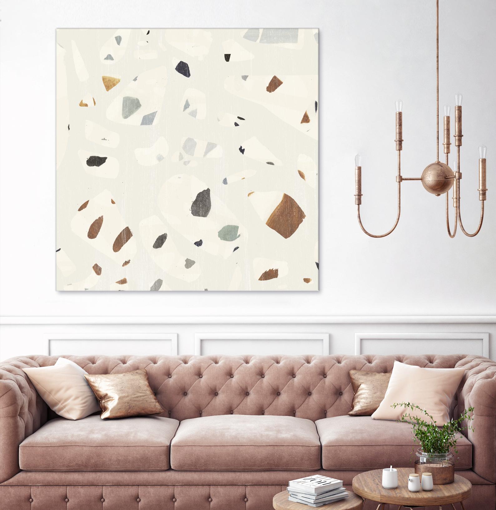Abstract Terazzo II by Victoria Borges on GIANT ART - neutral abstract