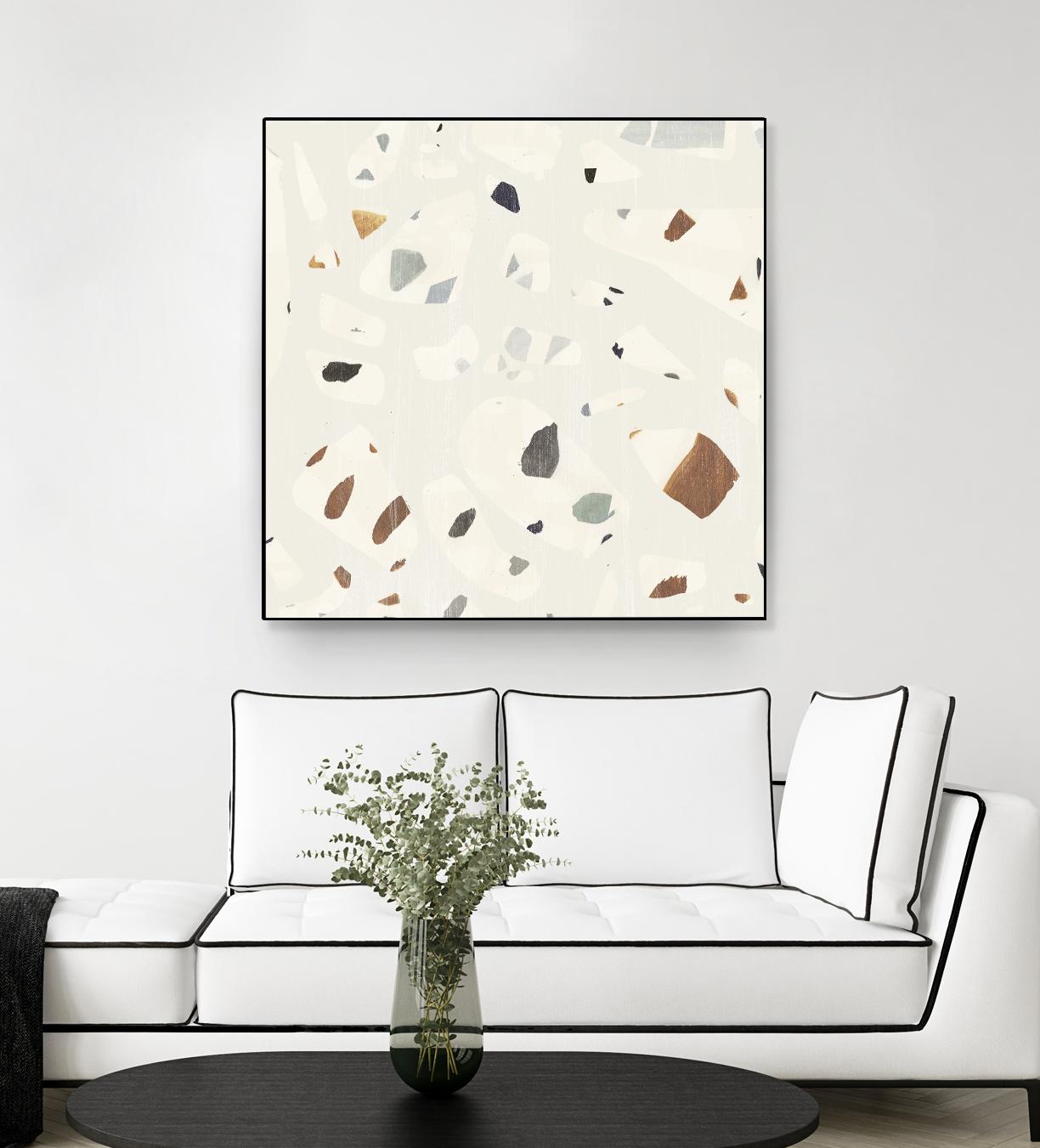 Abstract Terazzo II by Victoria Borges on GIANT ART - neutral abstract