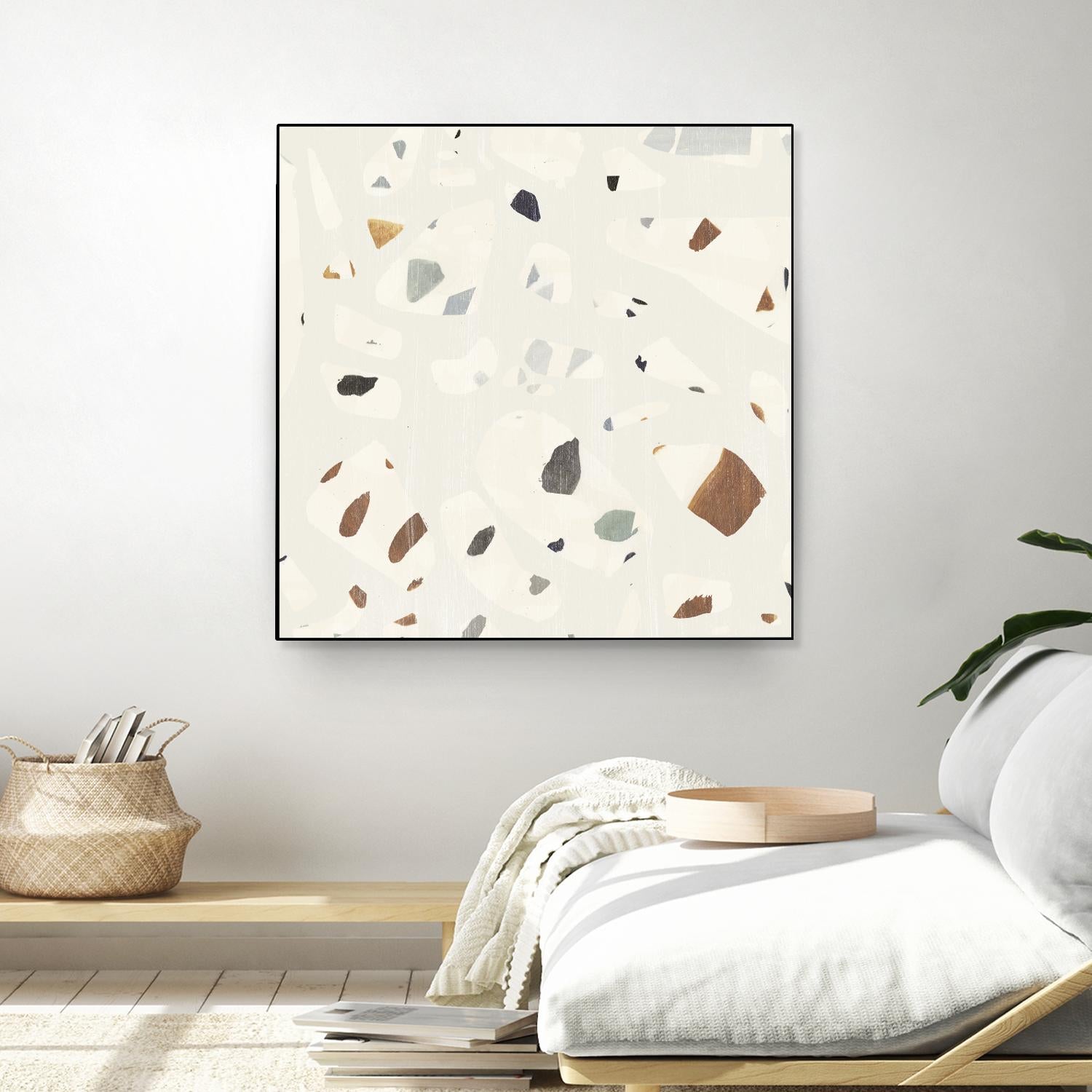 Abstract Terazzo II by Victoria Borges on GIANT ART - neutral abstract