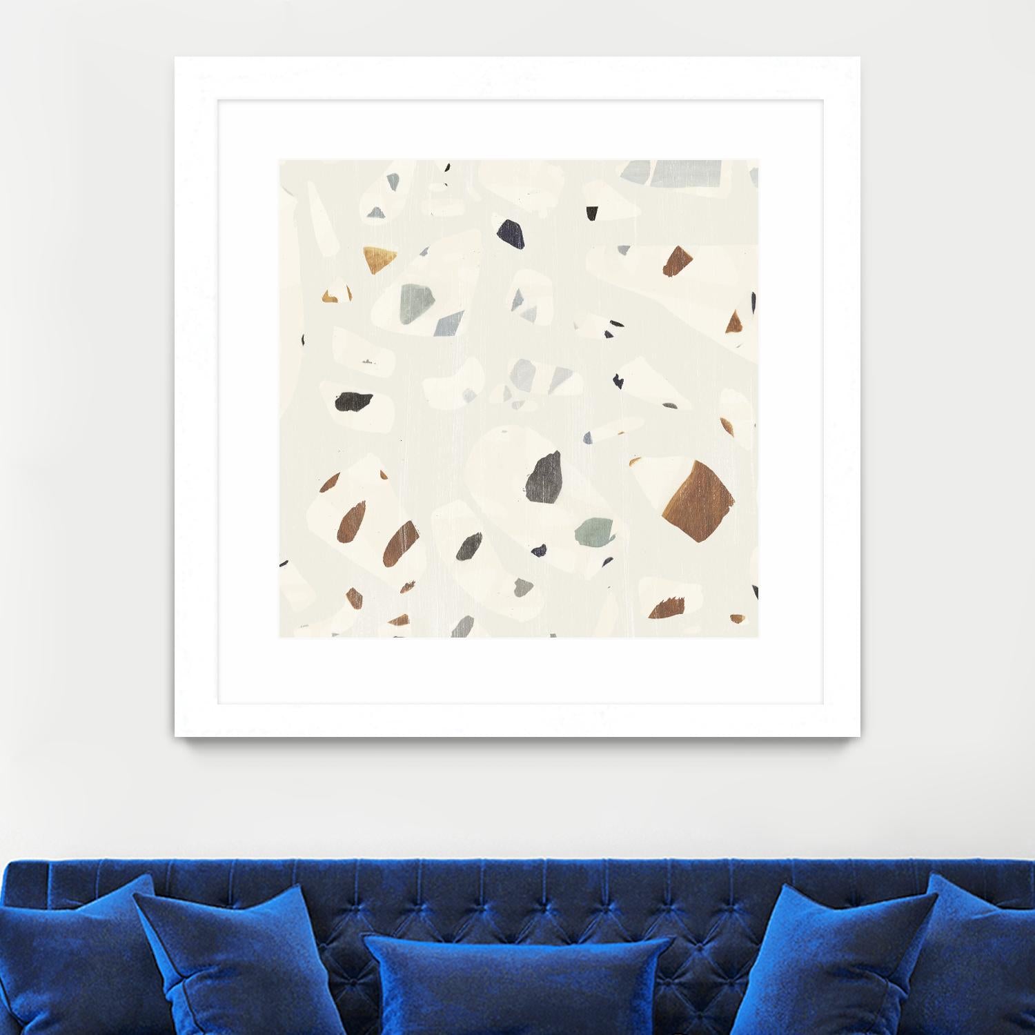 Abstract Terazzo II by Victoria Borges on GIANT ART - neutral abstract