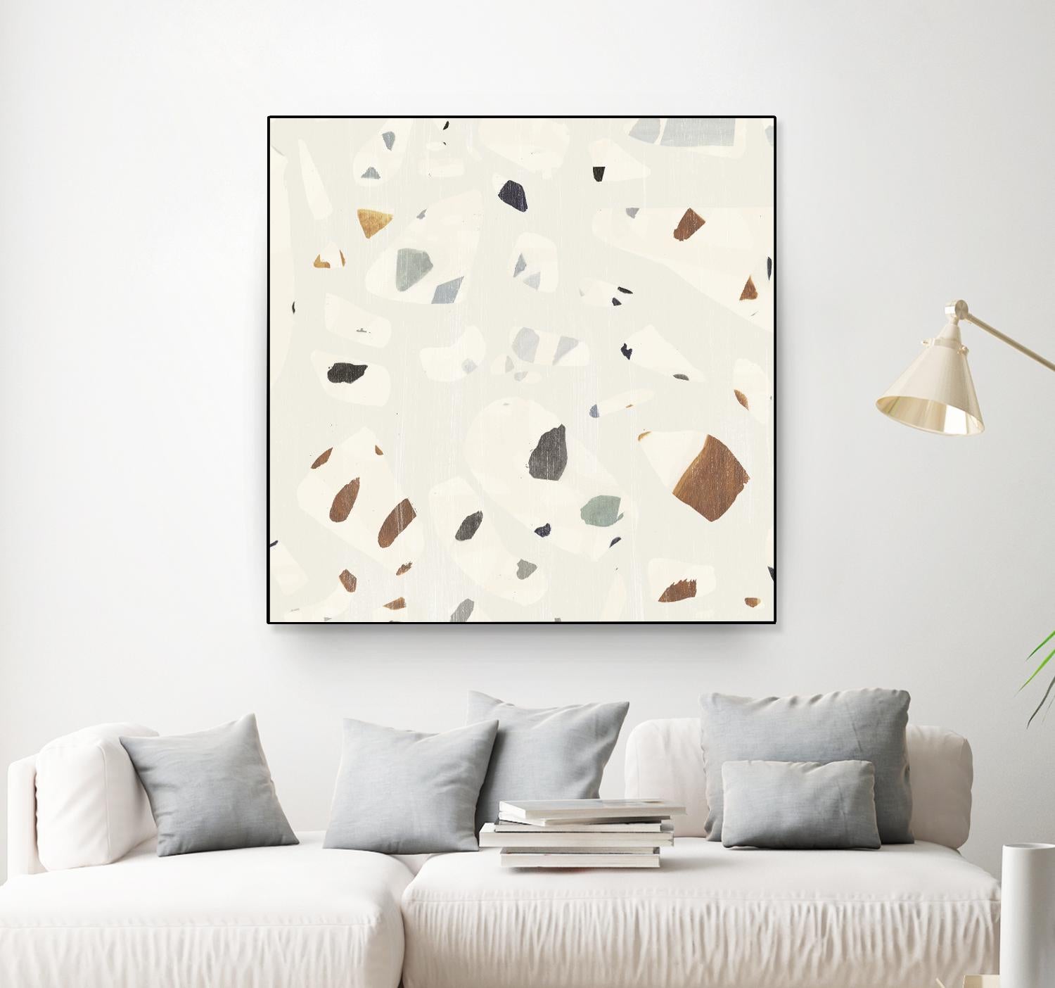 Abstract Terazzo II by Victoria Borges on GIANT ART - neutral abstract