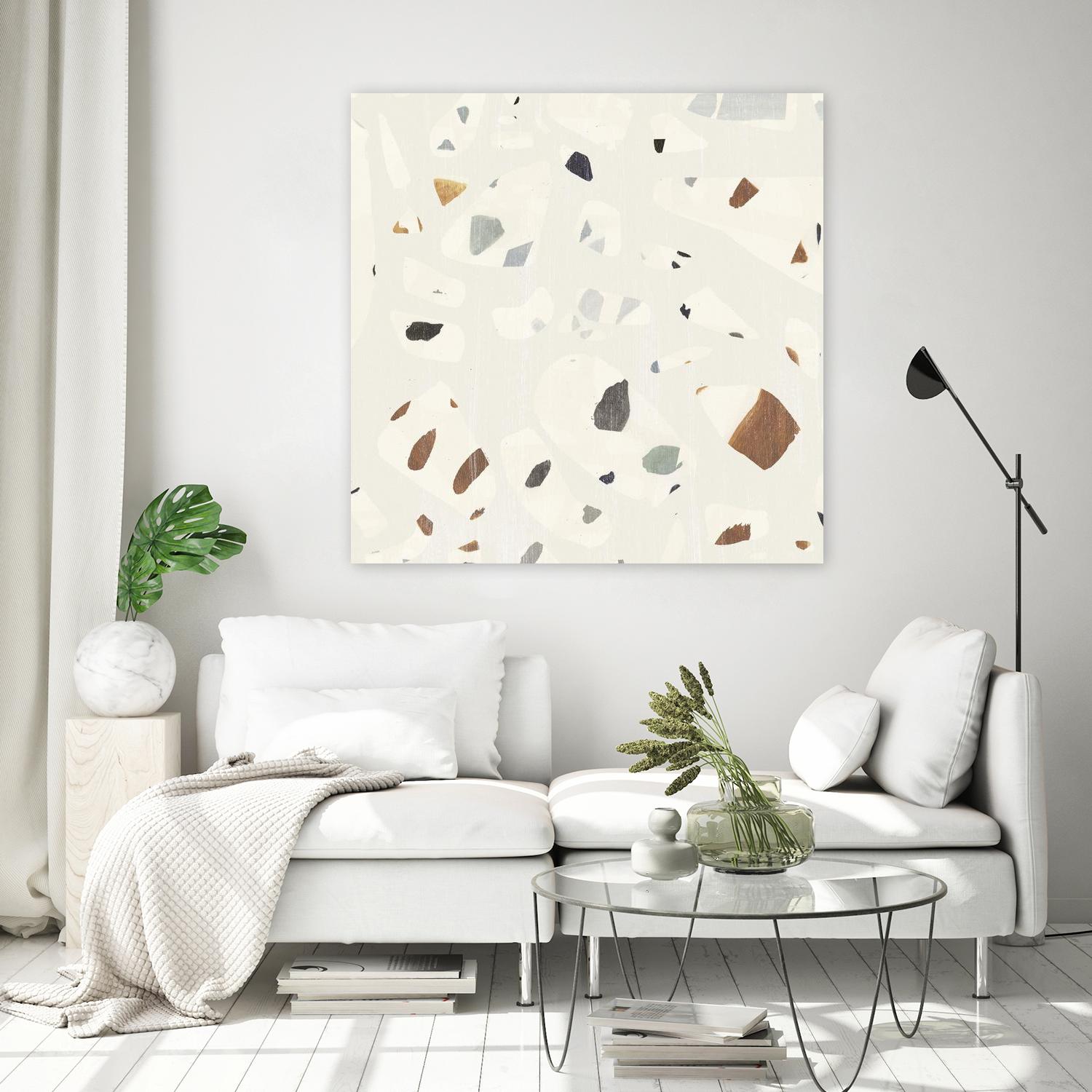 Abstract Terazzo II by Victoria Borges on GIANT ART - neutral abstract
